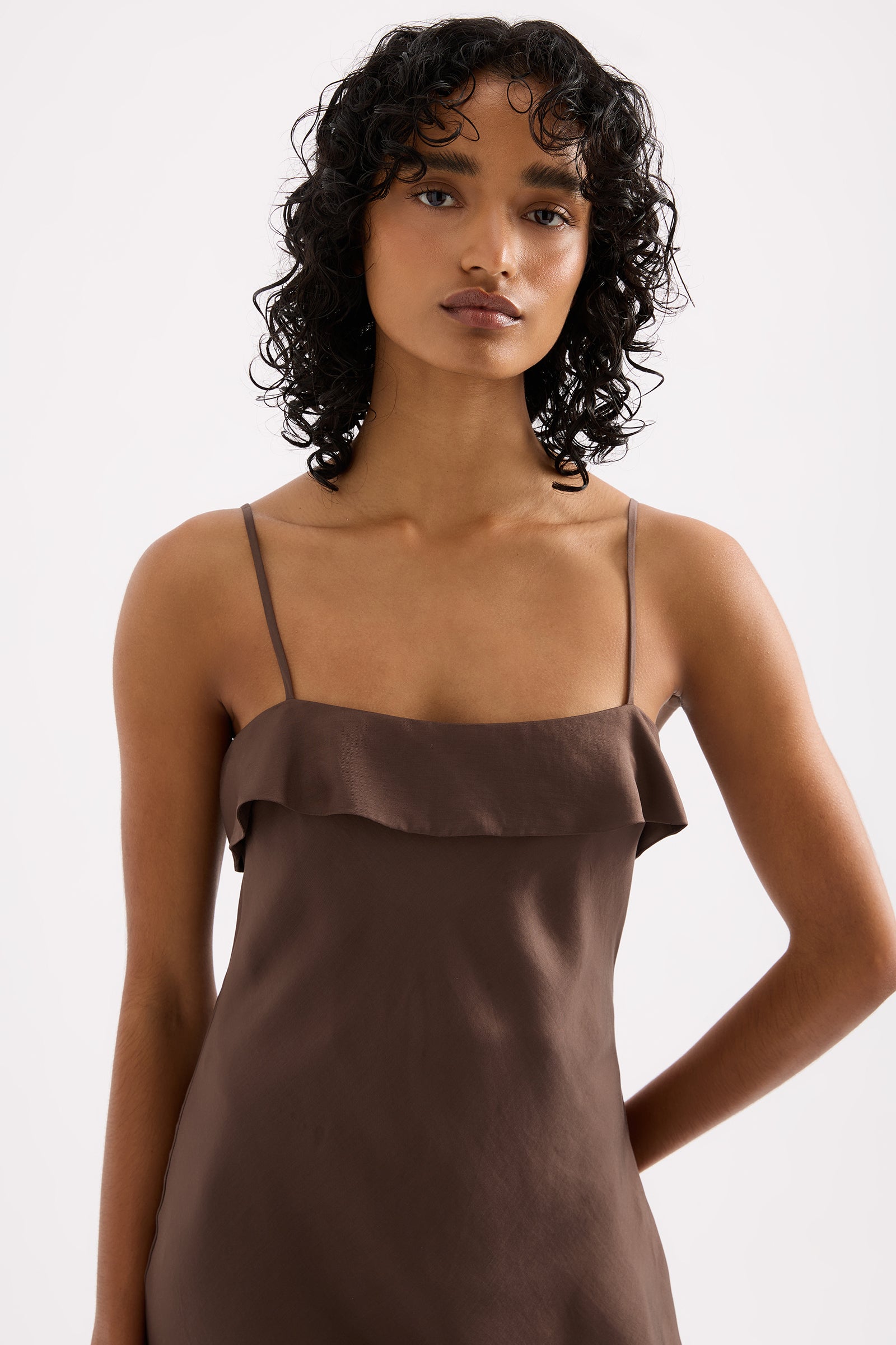 Thea Slip Dress Clove 