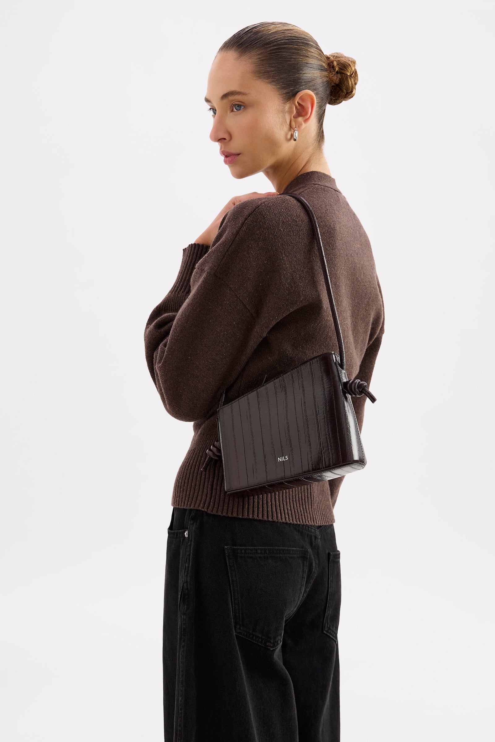 Garnett Shoulder Bag Dark Chocolate 