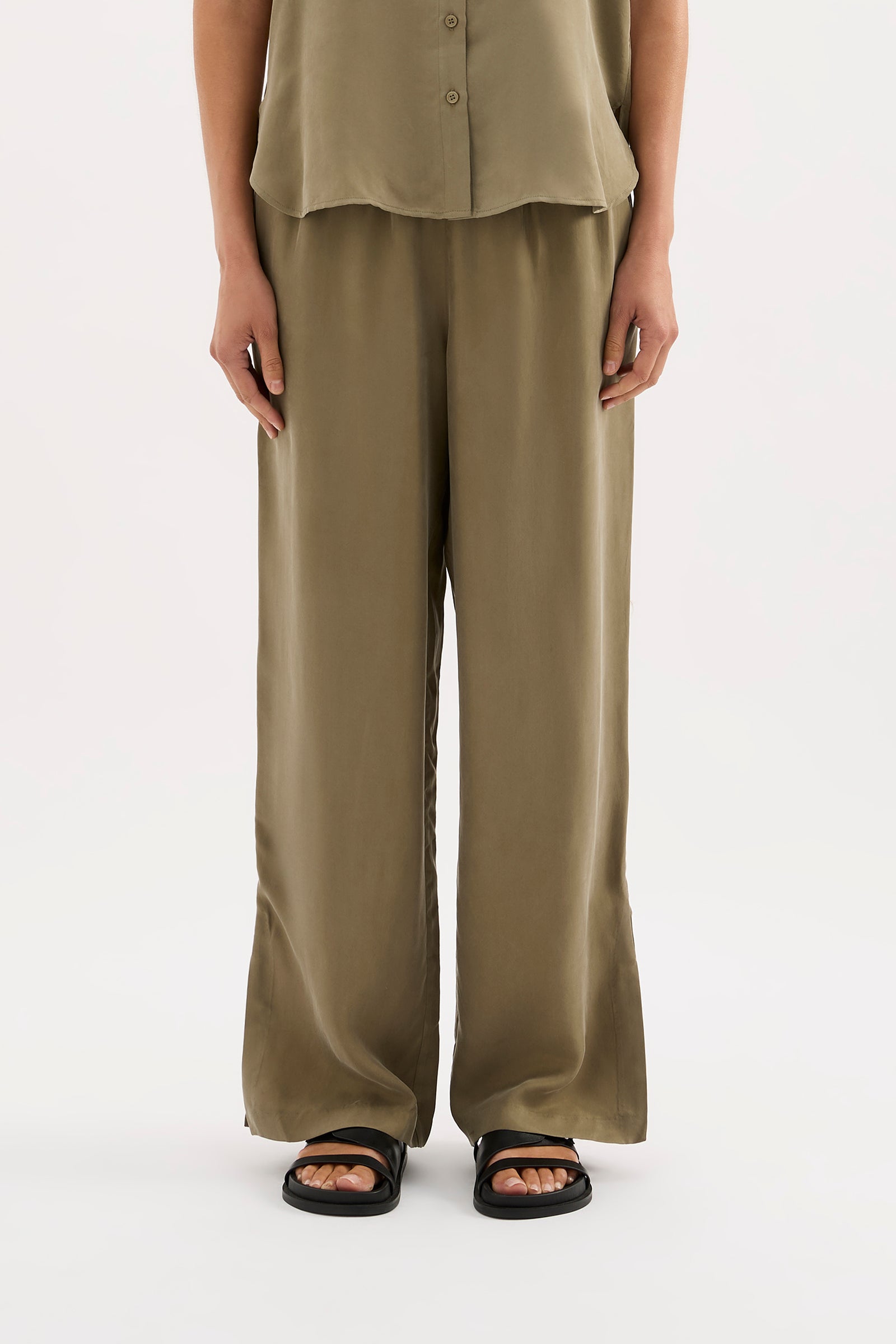 Dara Cupro Pant Sage 