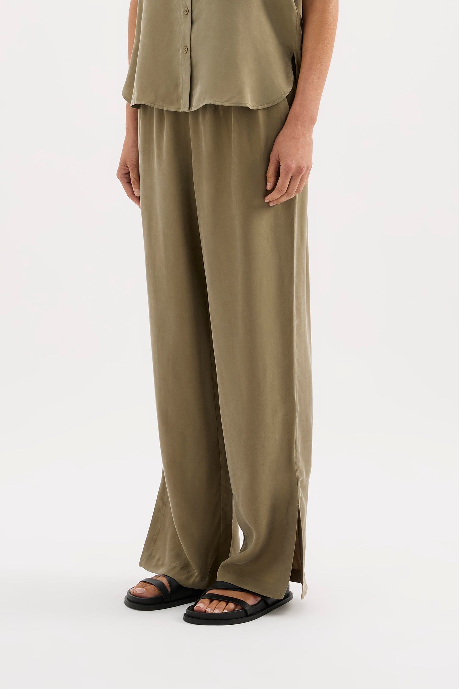 Dara Cupro Pant Sage 