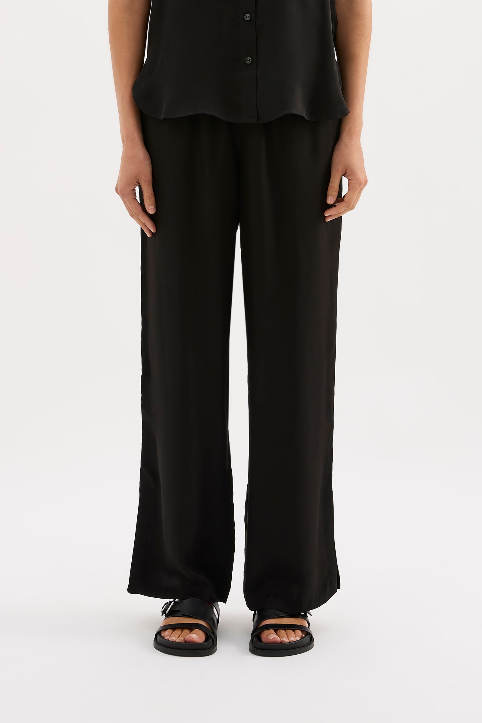 Dara Cupro Pant Black 