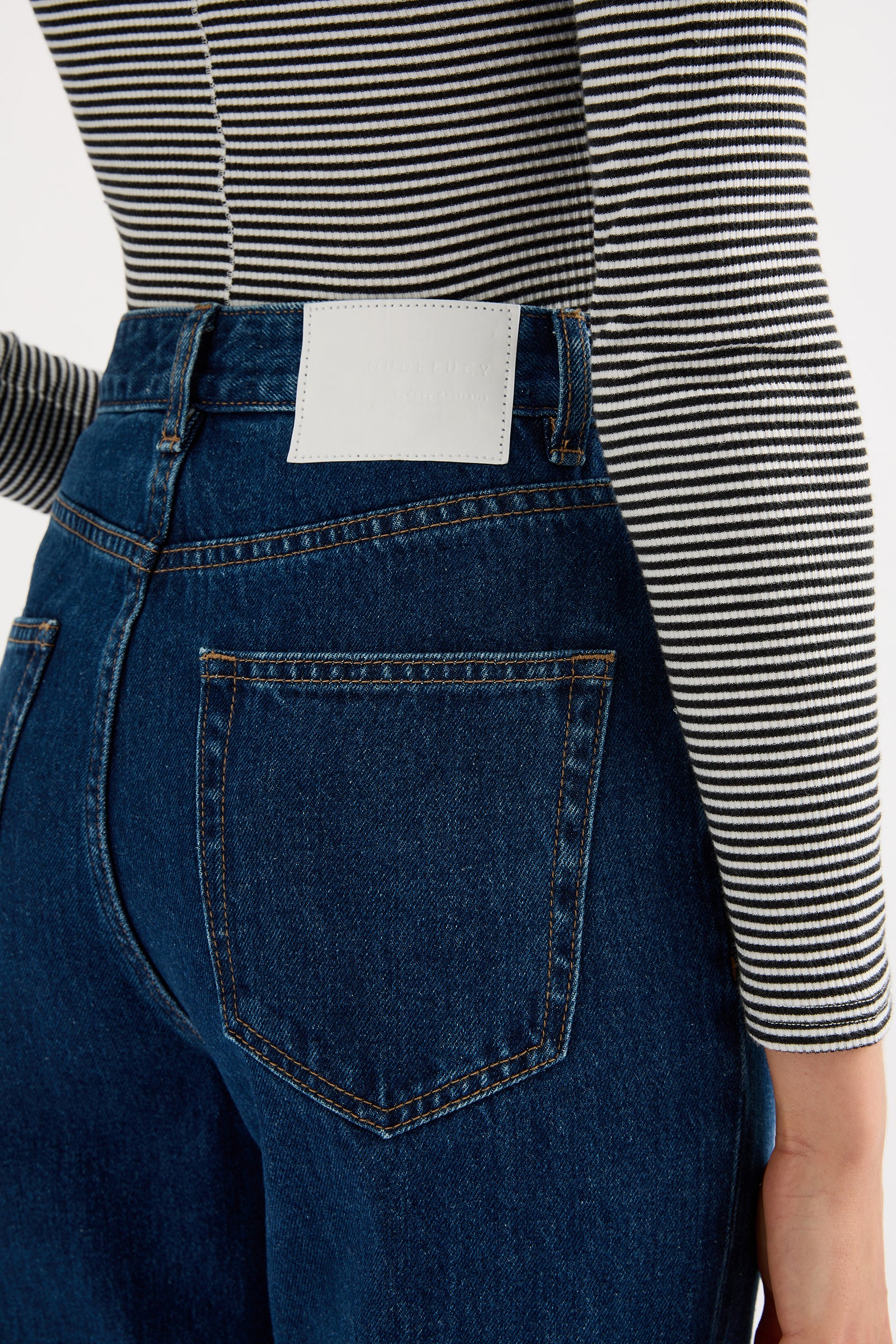 Organic Straight Leg Jean Force Blue 