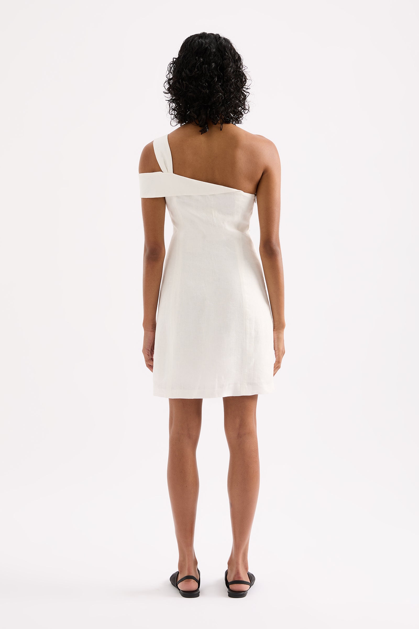 Shop Reese Linen Mini Dress | Nude Lucy Shop Reese Linen Mini Dress | Nude Lucy