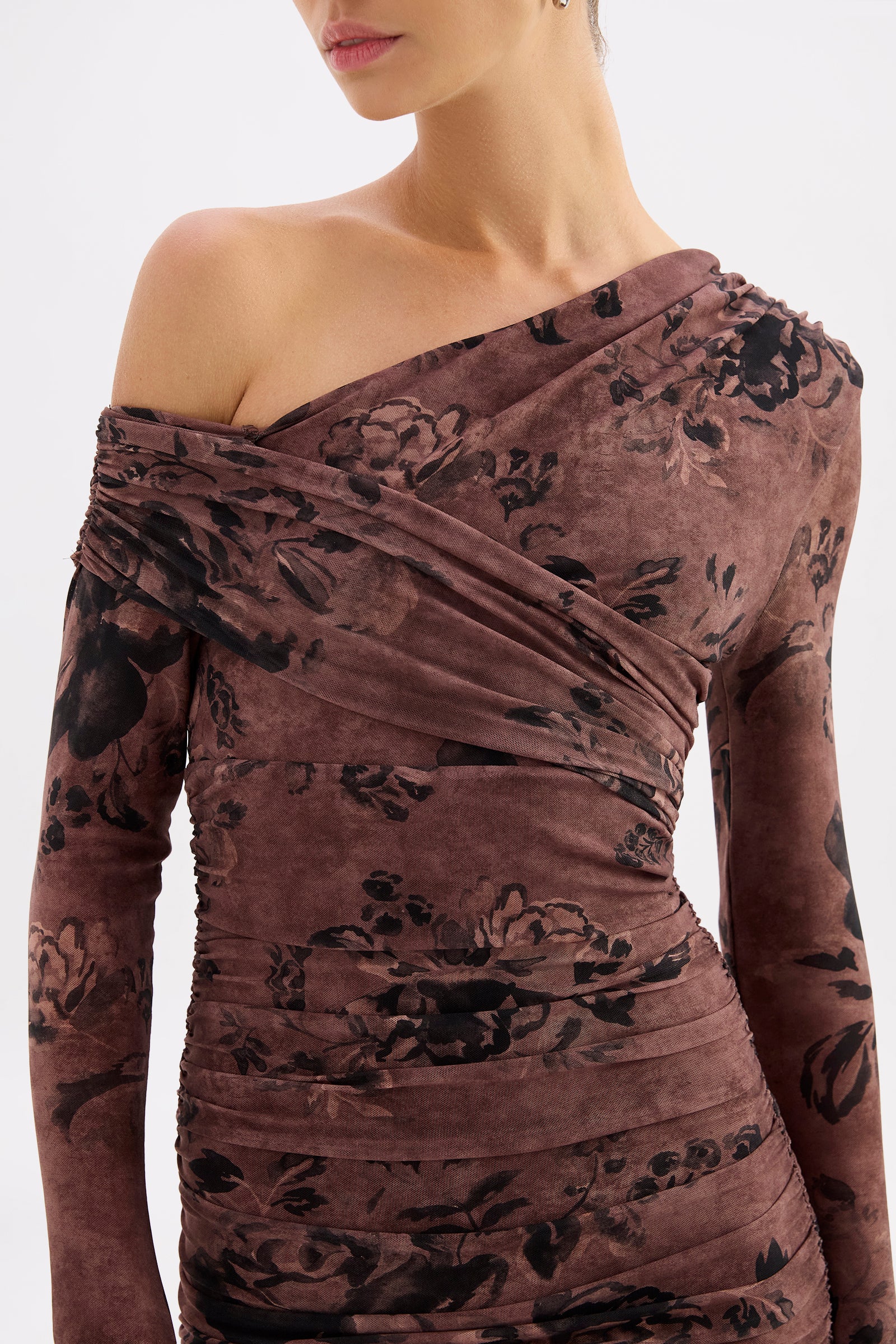 Nympheas Mesh Maxi Dress Nympheas 