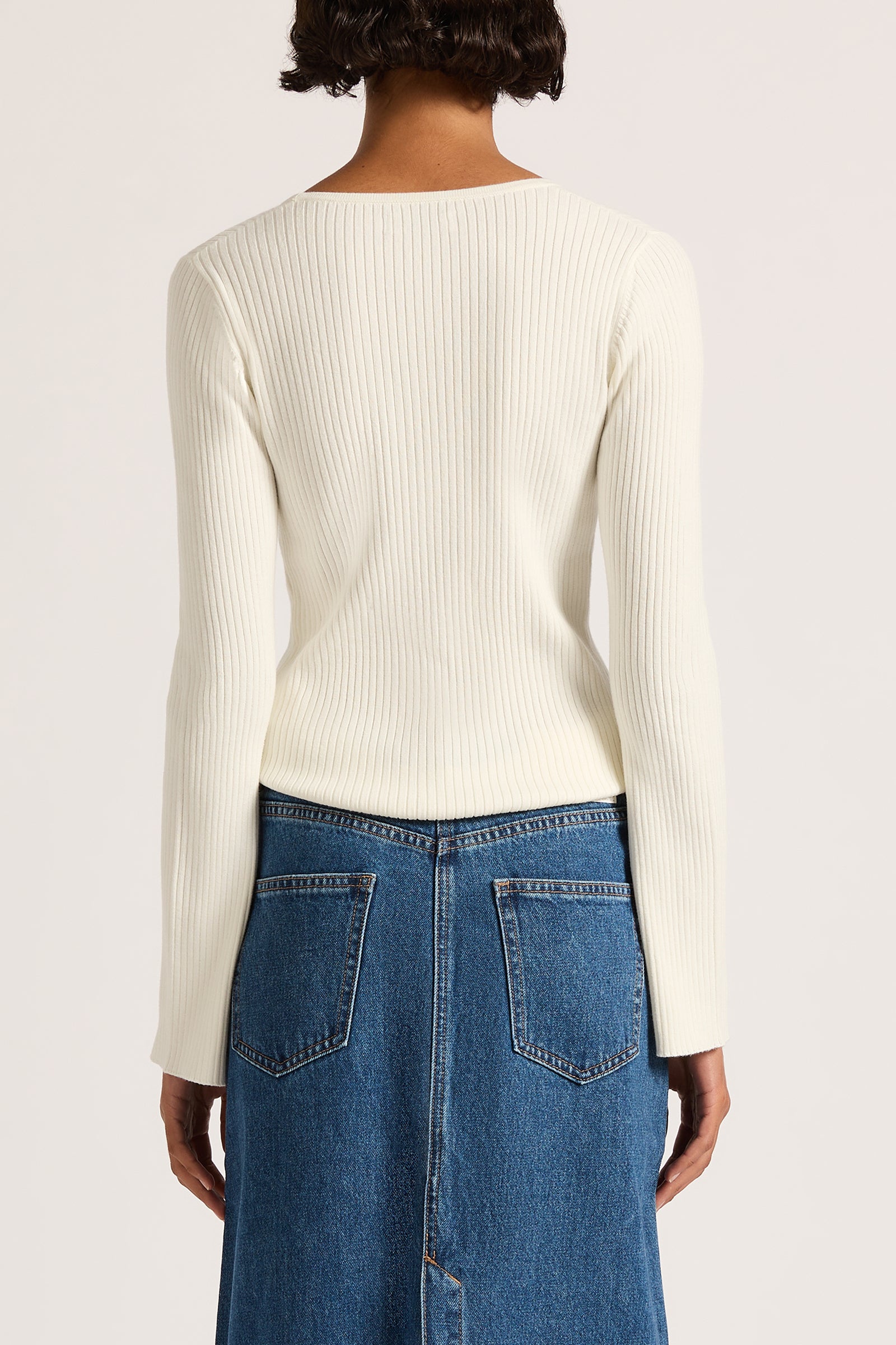 Ettiene Knit Cardigan Salt 