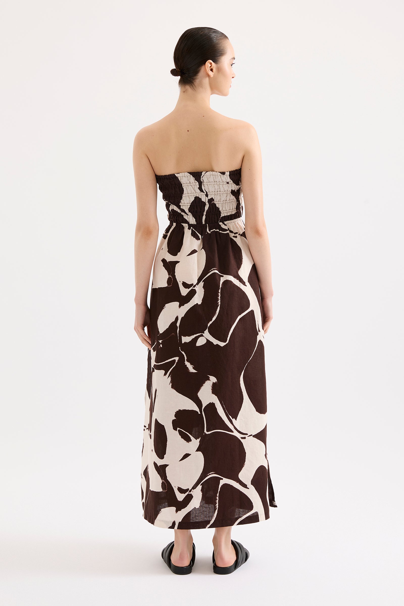 Ombra Shirred Maxi Dress Ombra 
