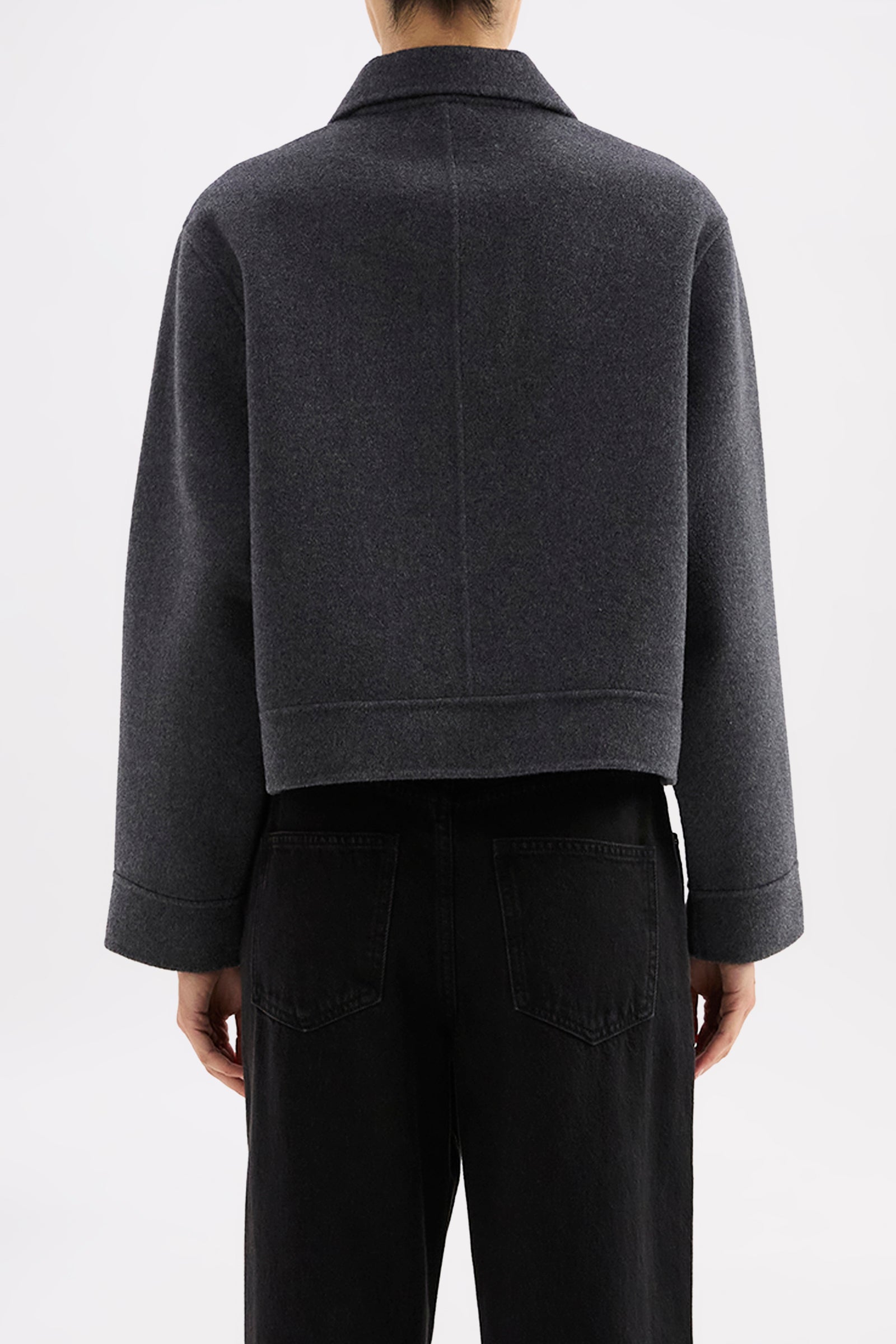 Jayden Wool Jacket Charcoal 