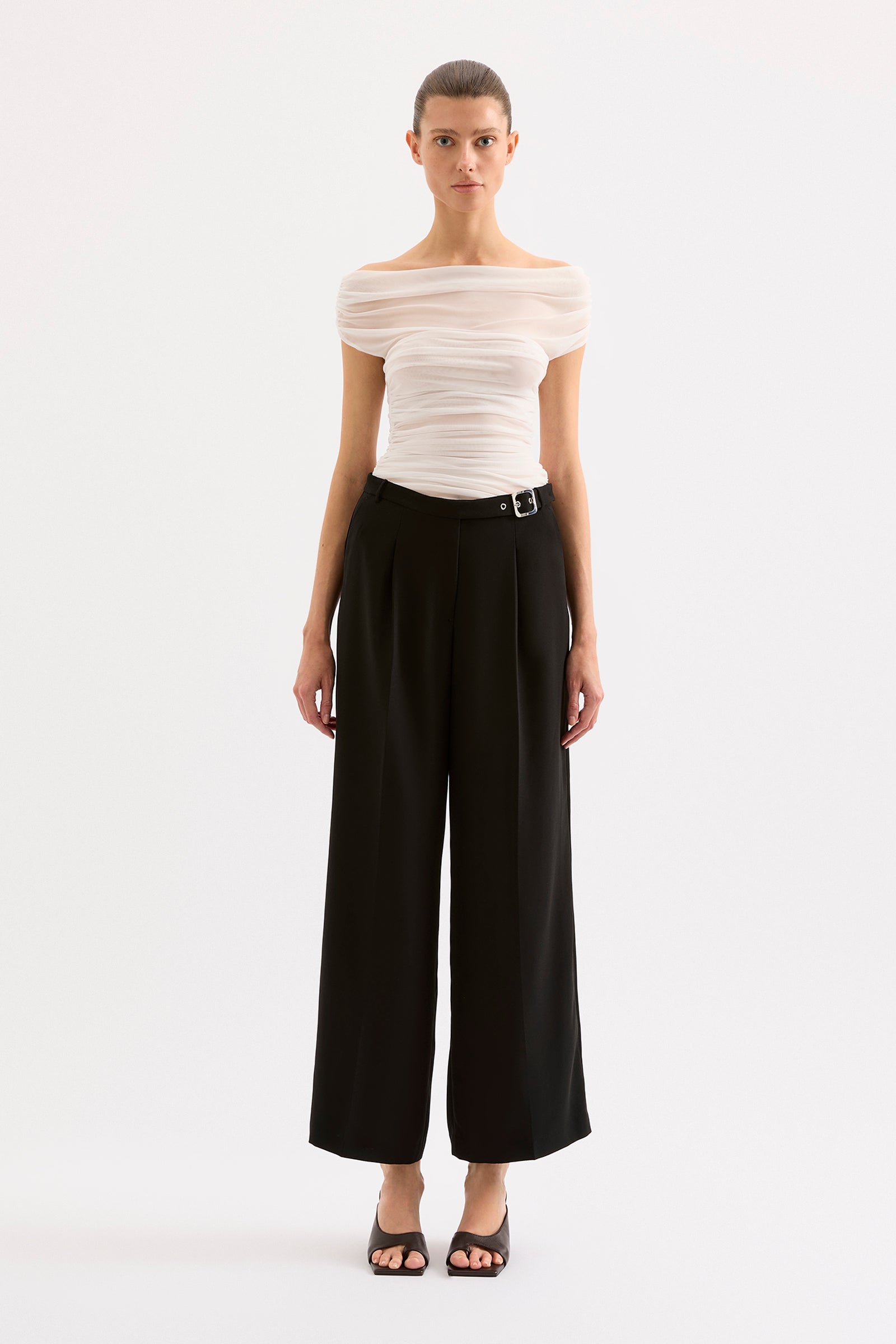 Yael Mesh Top Salt 