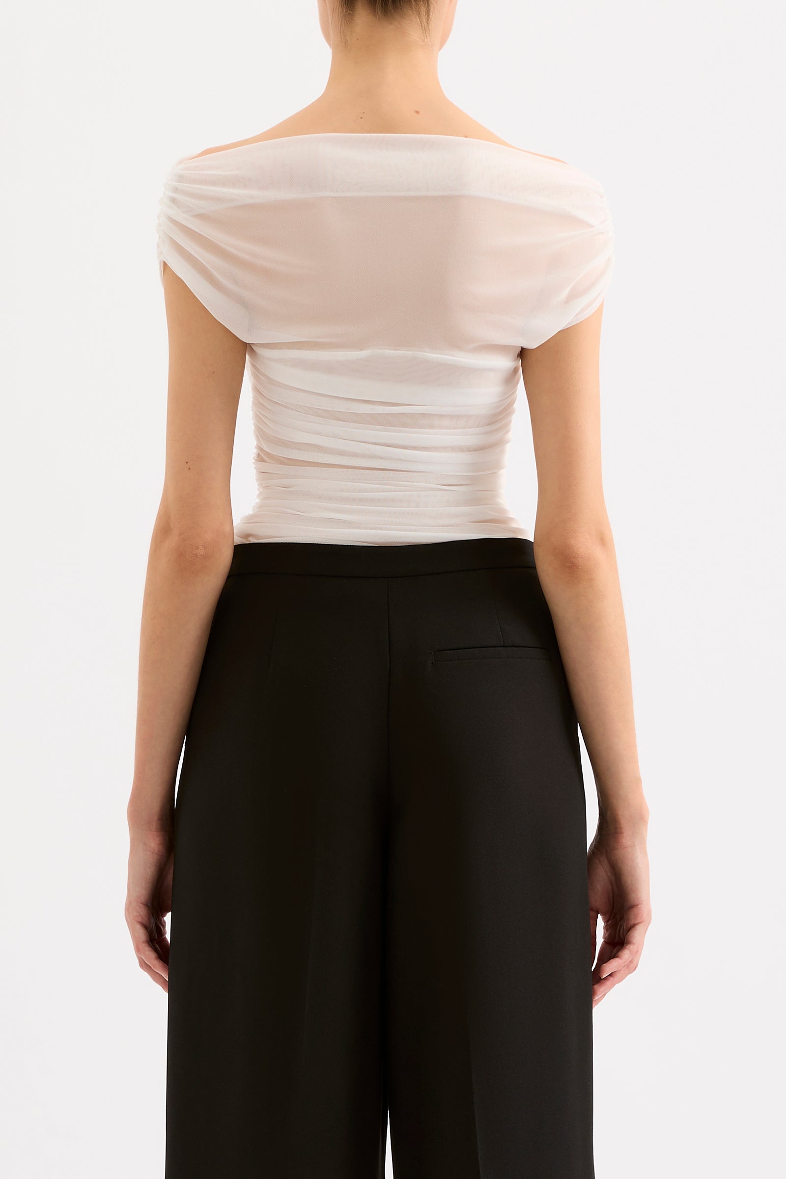 Yael Mesh Top Salt 