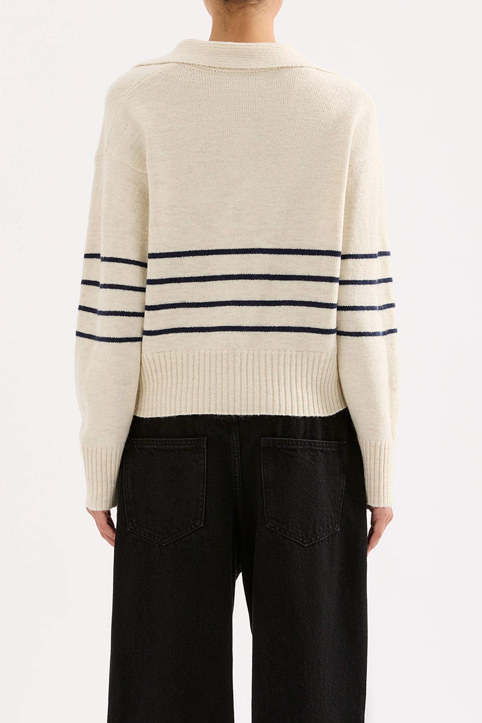 Logan Rugby Knit Cloud Stripe 