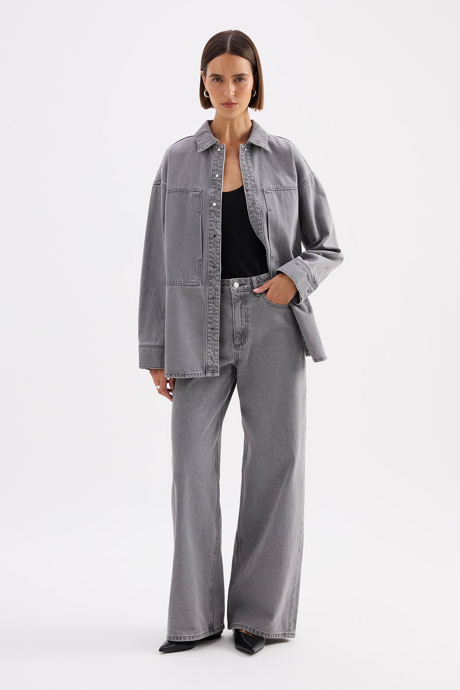 Calvi Boyfriend Jean Steel 