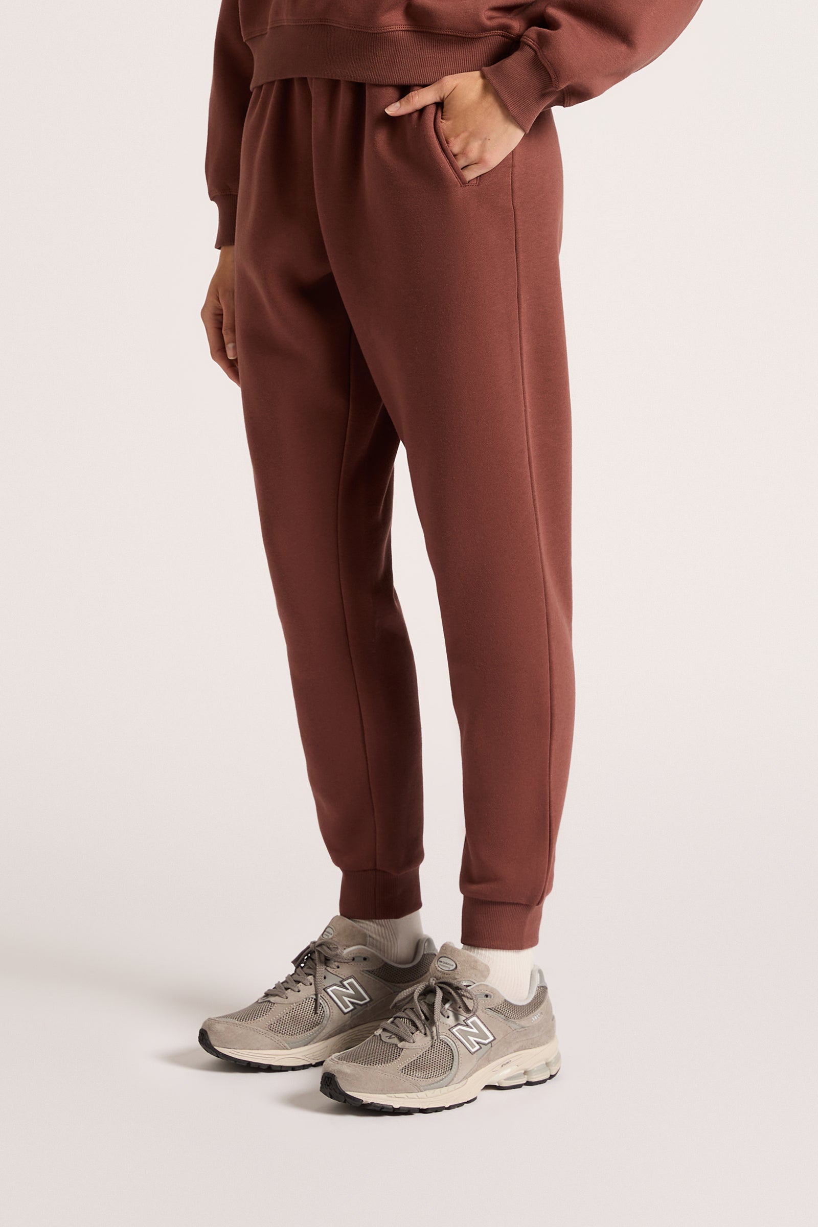 Shop Carter Classic Trackpant in Wine | Nude Lucy
