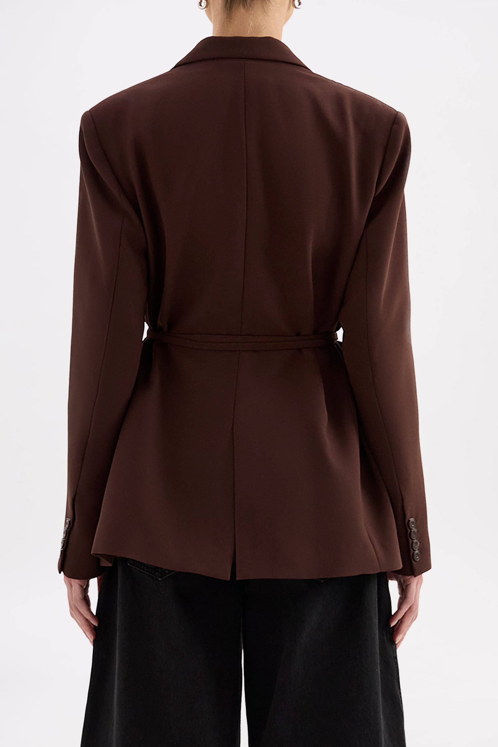 Ophelia Blazer Dark Chocolate 