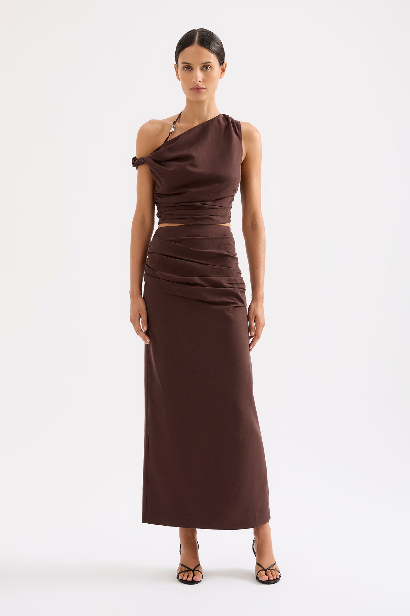 Kashan Maxi Skirt Raisin 