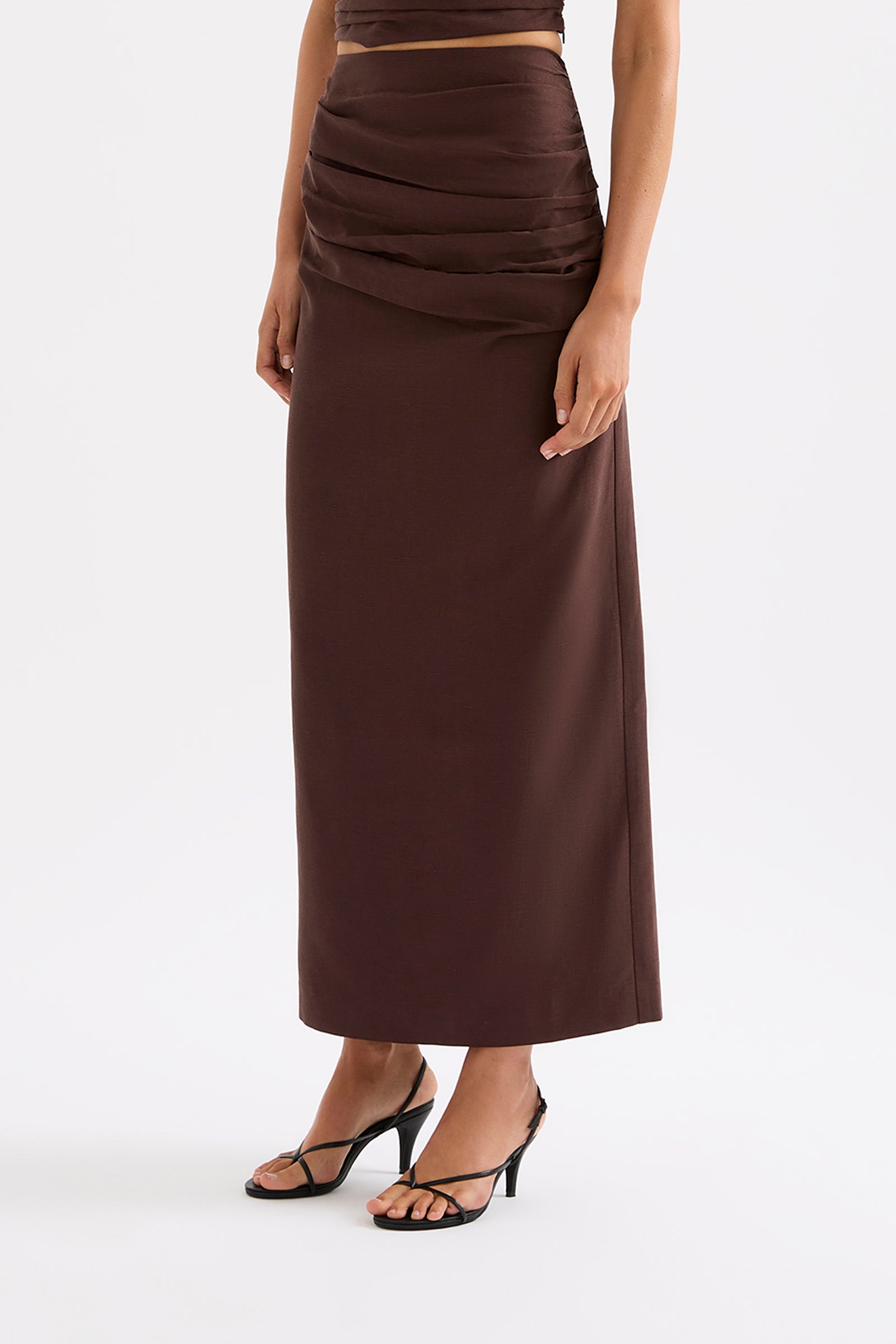 Kashan Maxi Skirt Raisin 