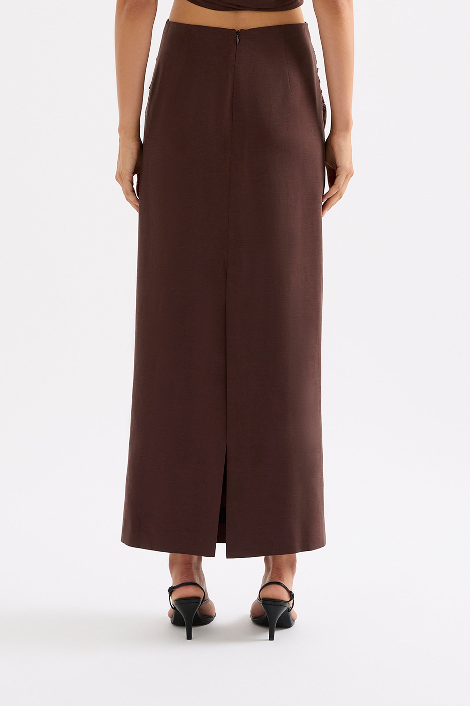 Kashan Maxi Skirt Raisin 