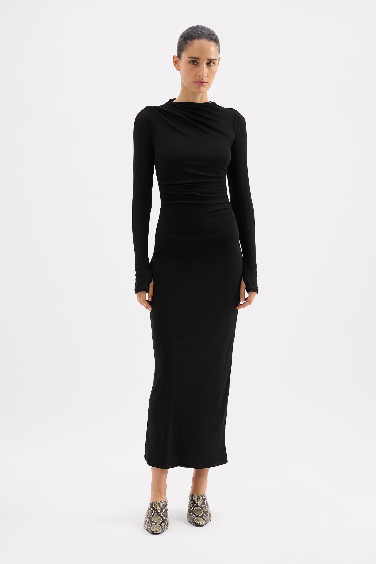 Juniper Mesh Dress Black 