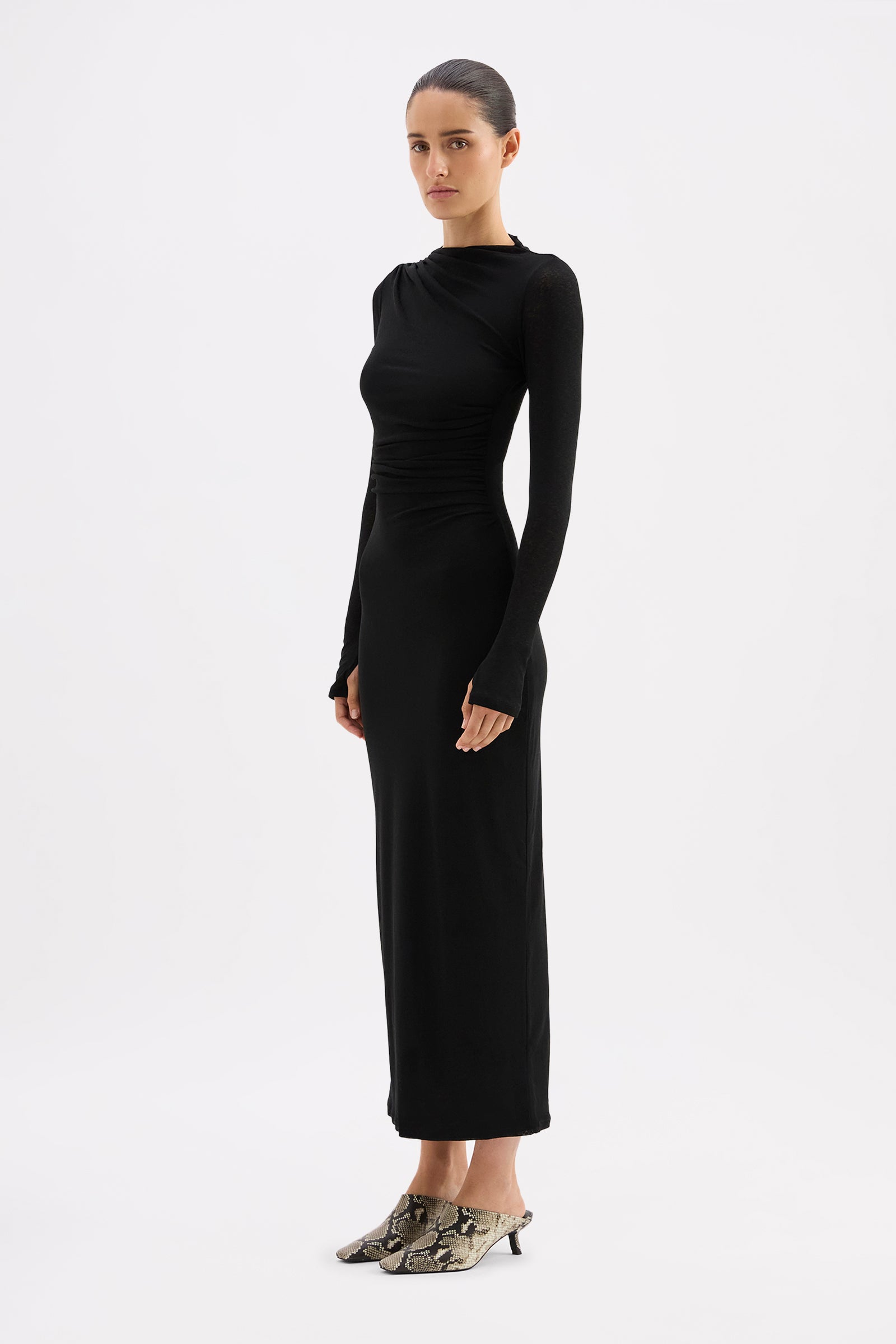 Juniper Mesh Dress Black 