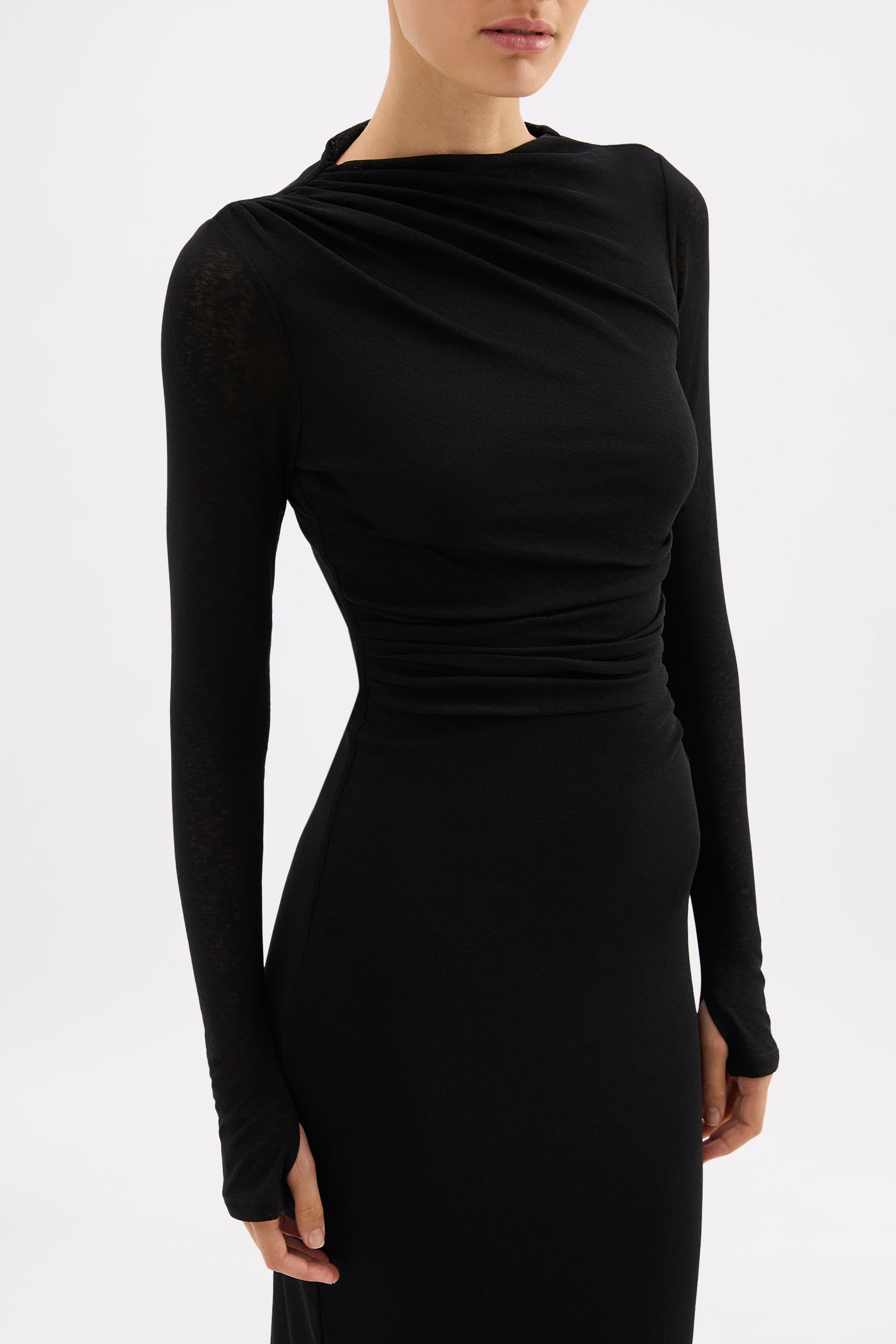 Juniper Mesh Dress Black 