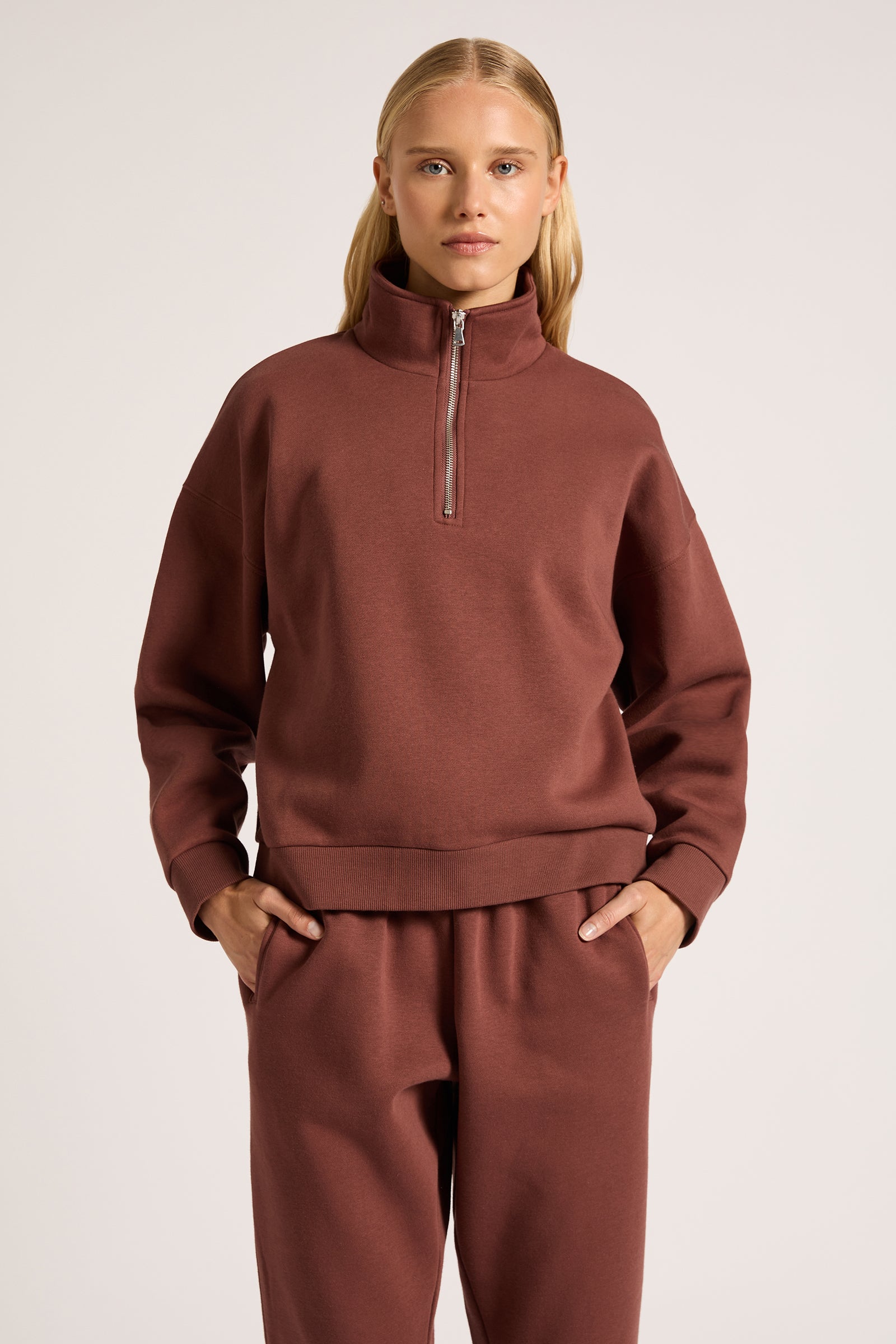 Carter Classic Zip Front Wine 