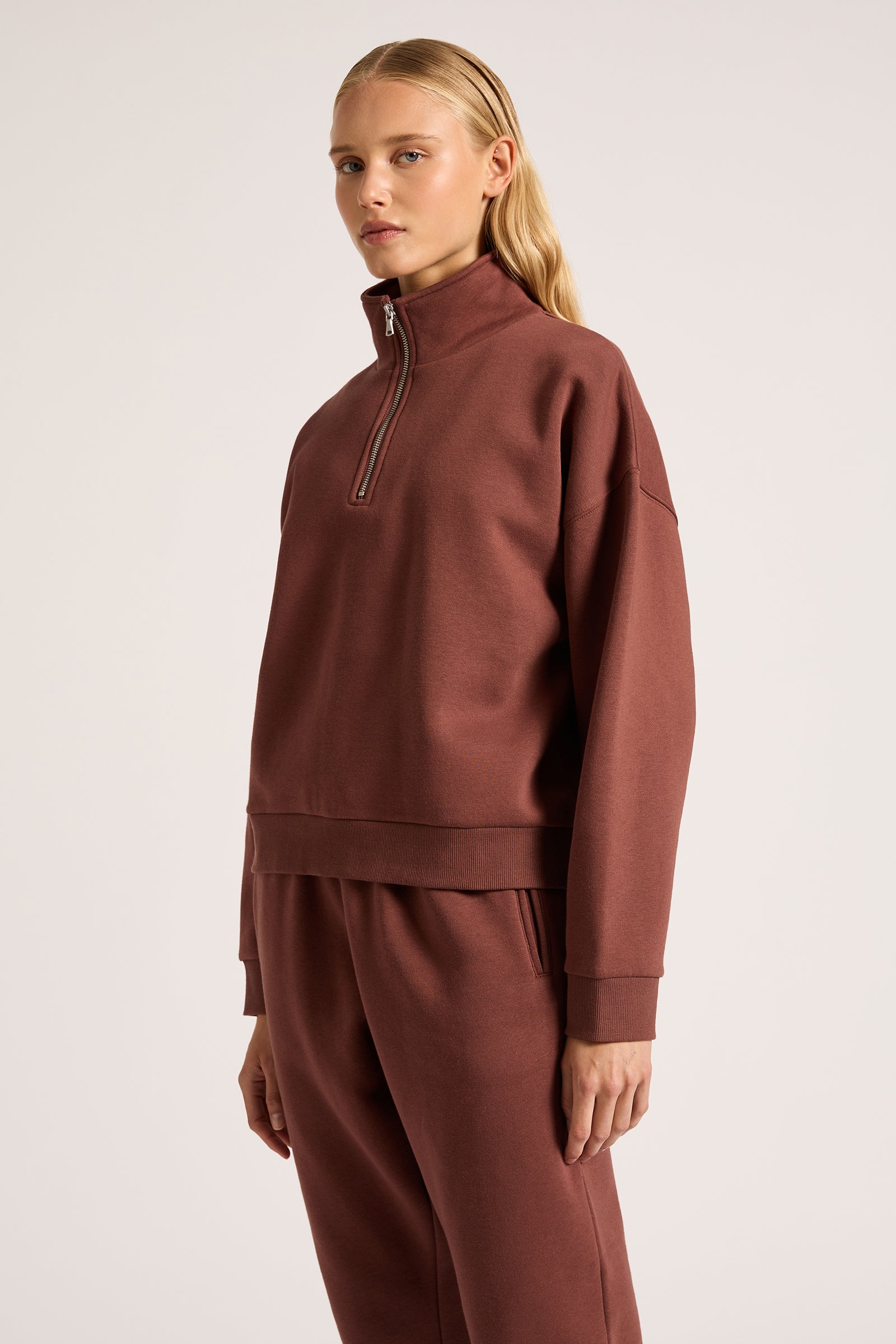 Carter Classic Zip Front Wine 