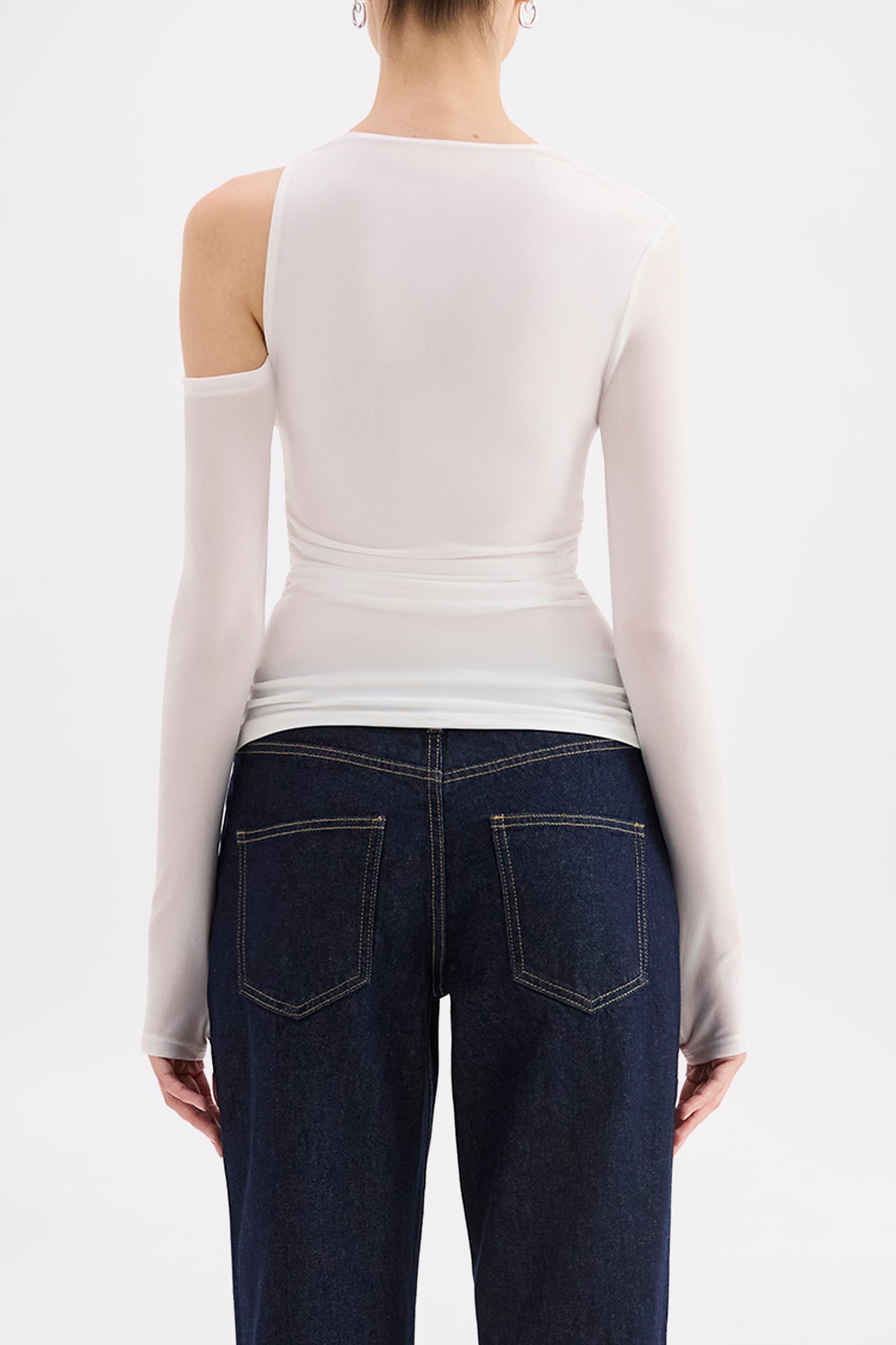 Zayd Mesh Ls Top Salt 