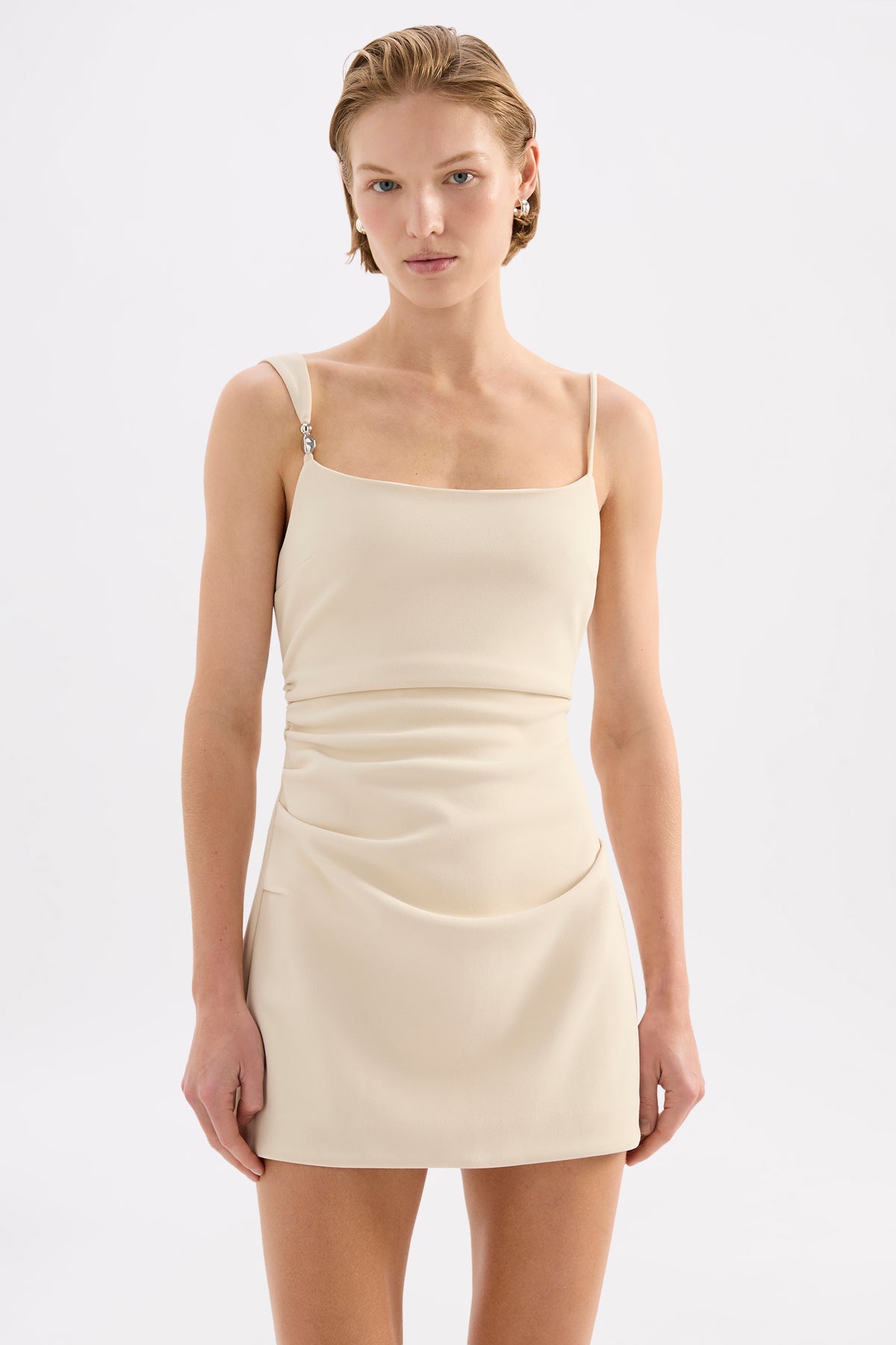 Rooz Mini Dress Custard 