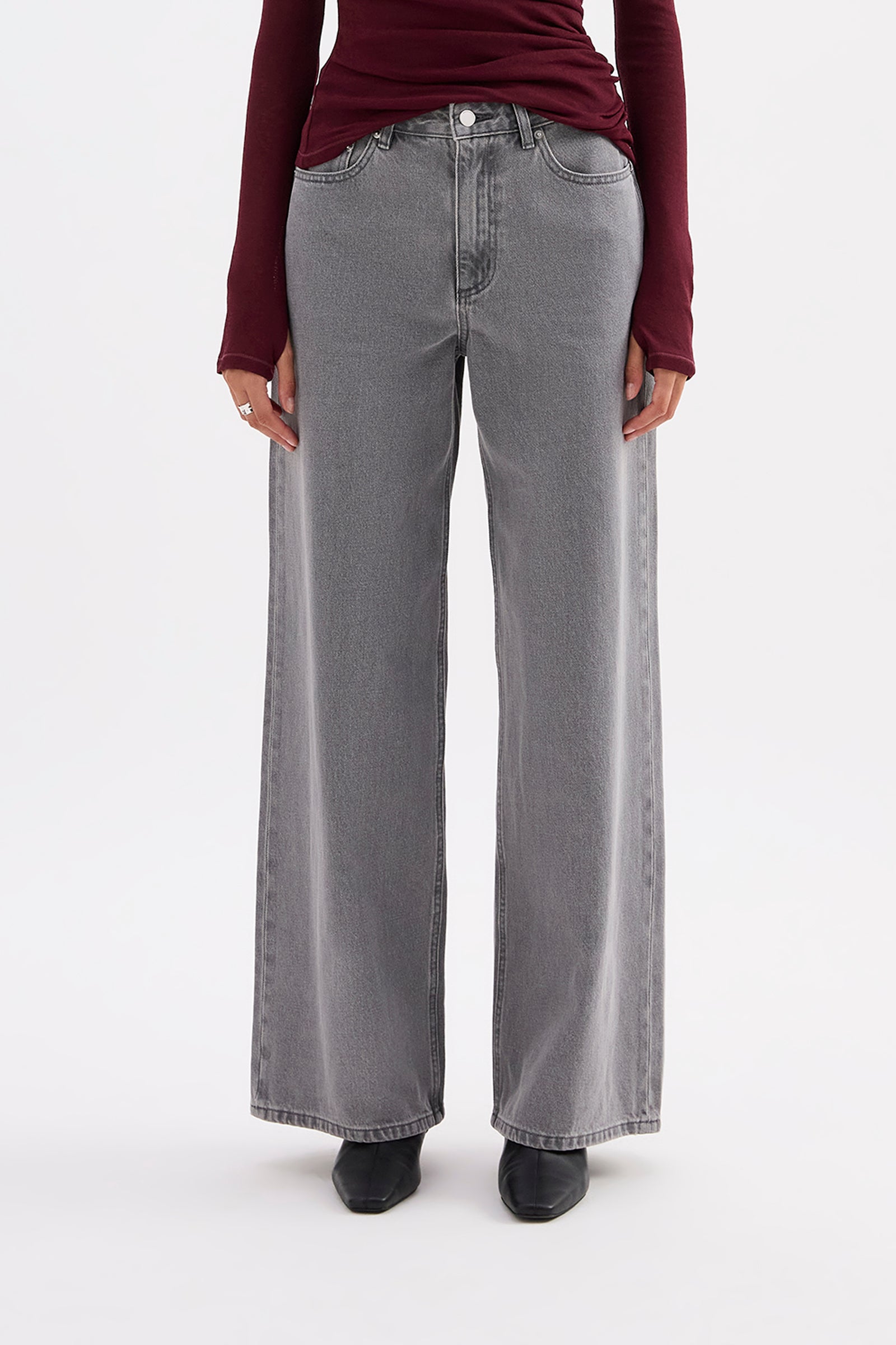 Calvi Boyfriend Jean Steel 