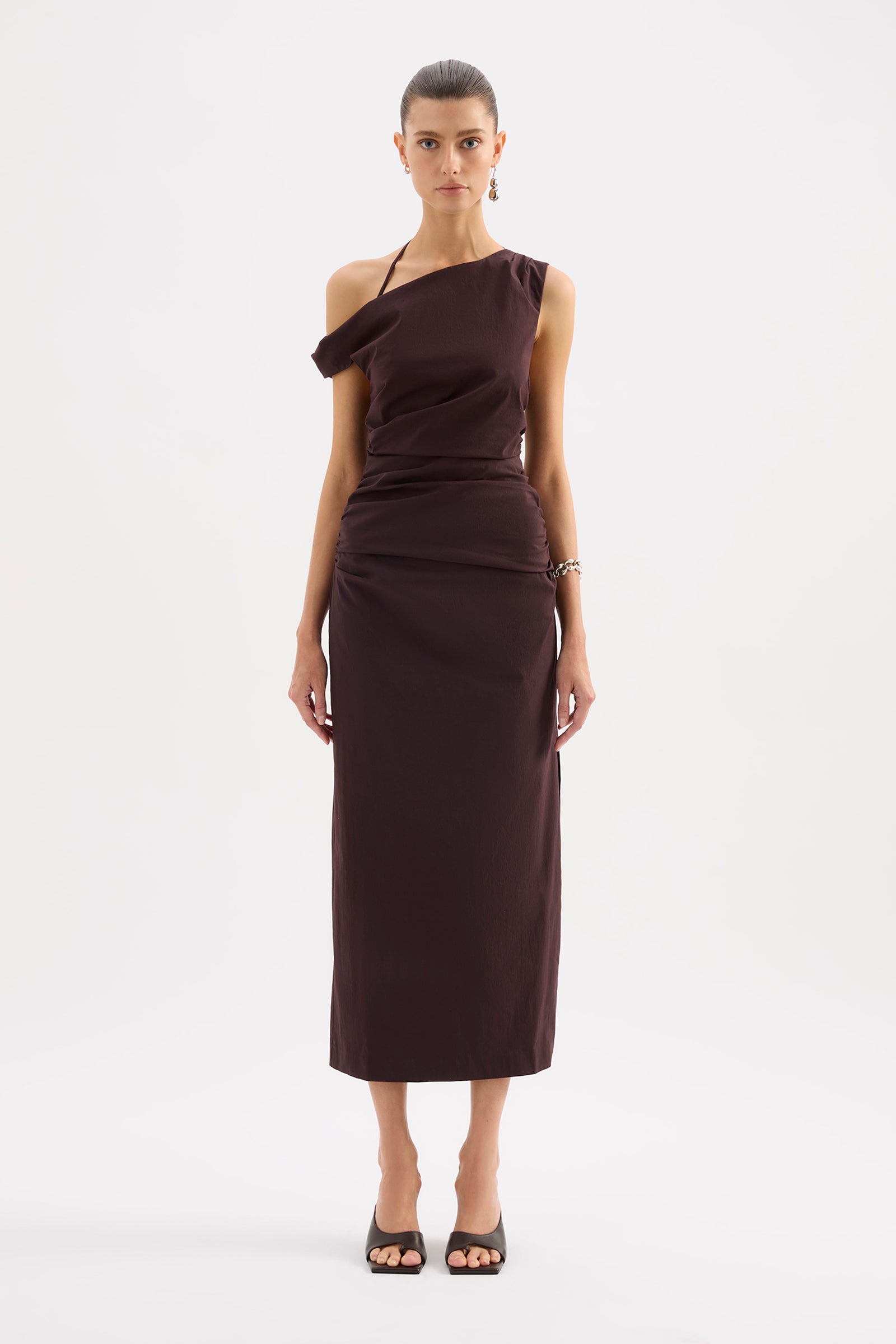 Raina Off Shoulder Dress Sumac 