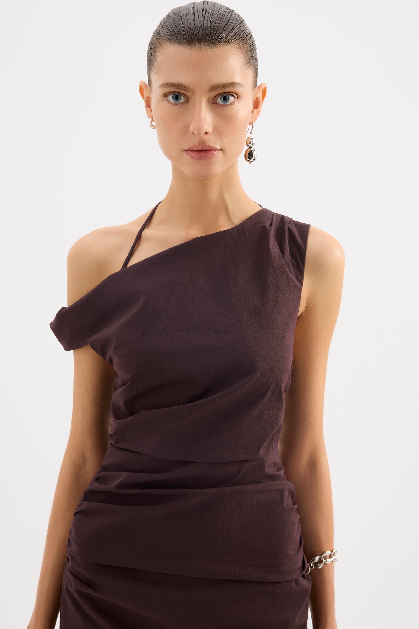 Raina Off Shoulder Dress Sumac 