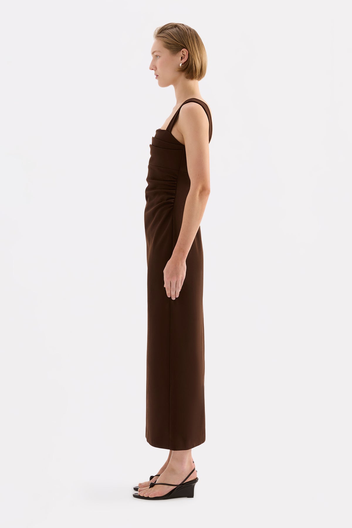 Rooz Maxi Dress Dark Chocolate 