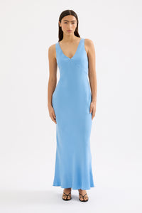 HARPER CUPRO MAXI DRESS