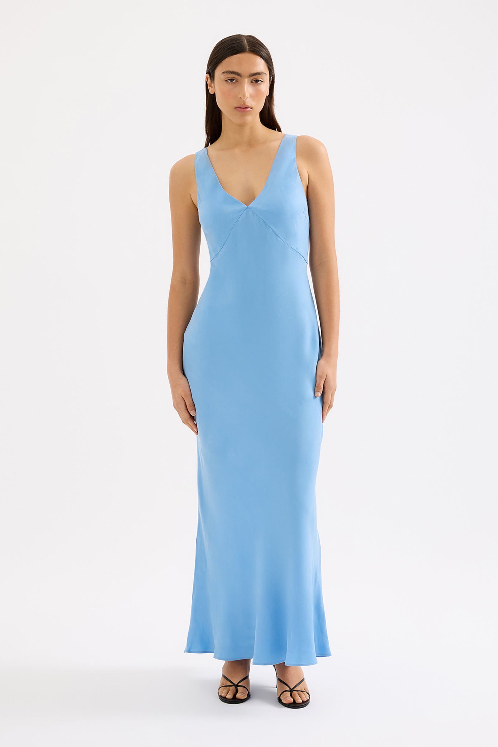 Shop Harper Cupro Maxi Dress | Nude Lucy Shop Harper Cupro Maxi Dress | Nude Lucy