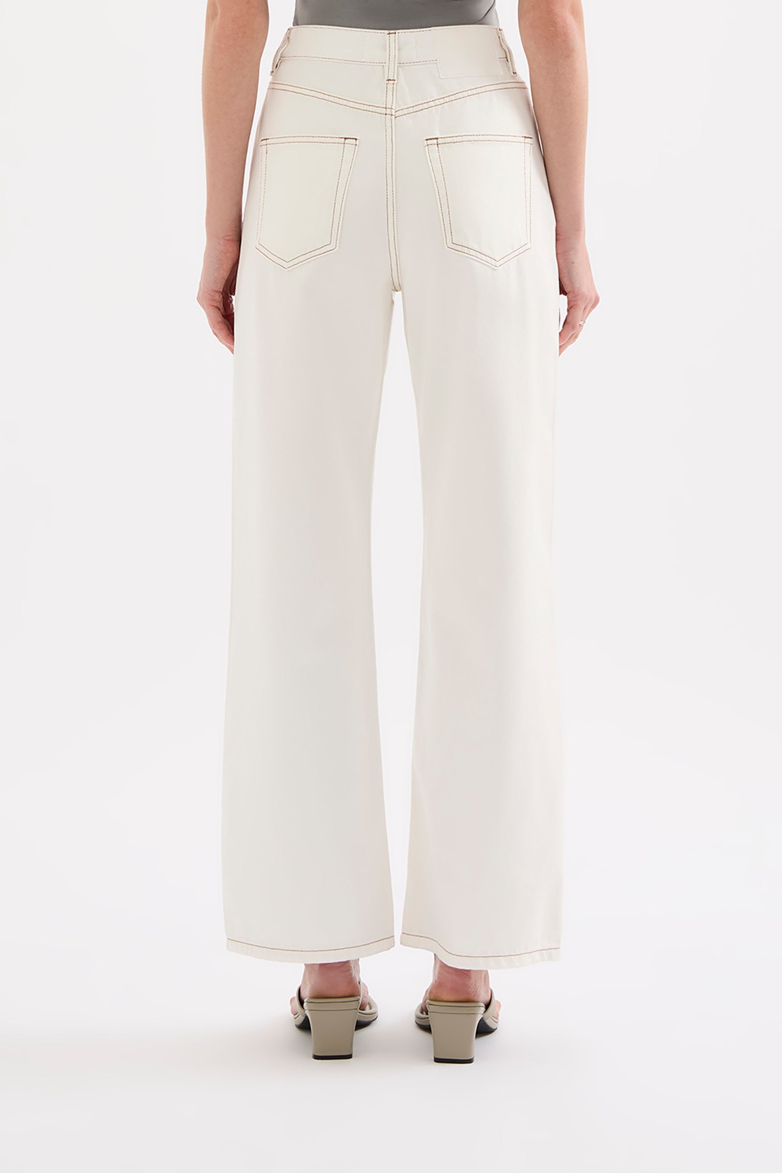 Organic Relaxed Leg Jean Salt 
