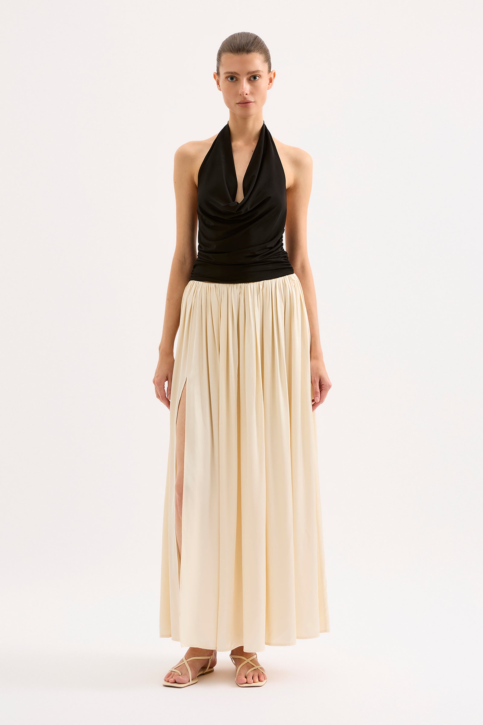 Cosette Maxi Skirt Champagne 