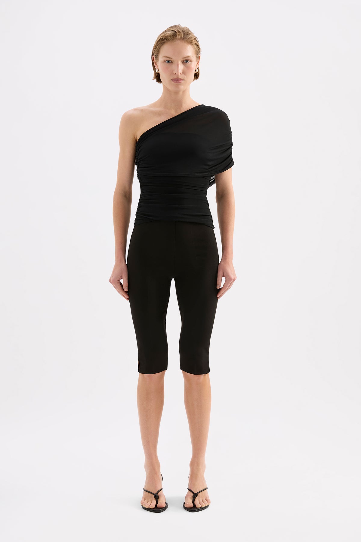 Nuri Mesh Top Black 