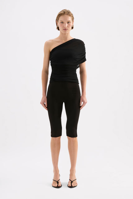 Nuri Mesh Top Black 