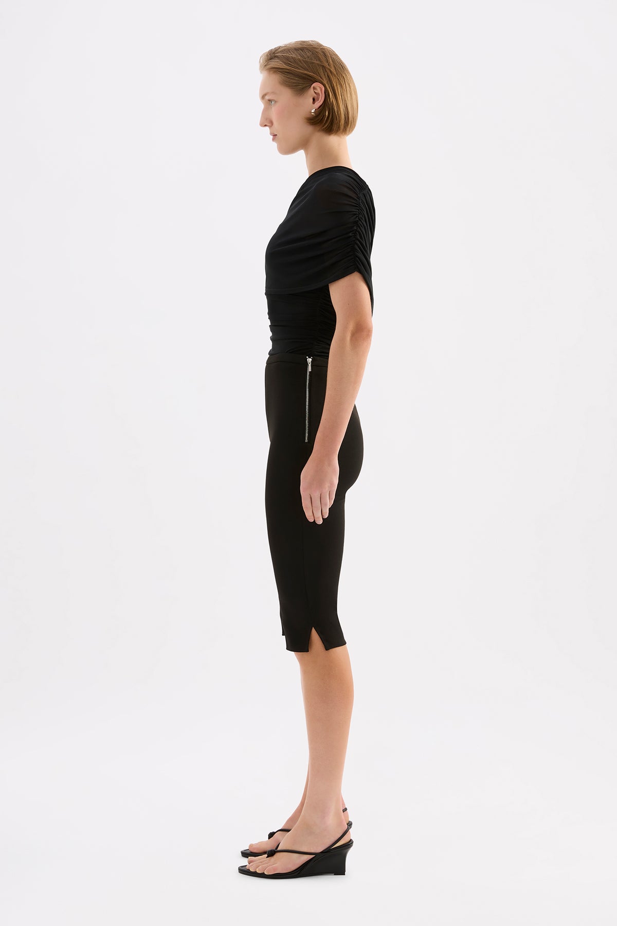 Cecile Pedal Pusher Black 