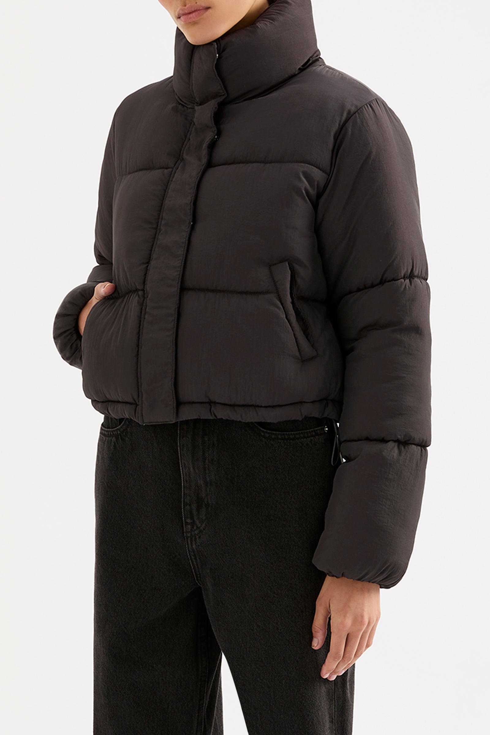 Topher Puffer Jacket Coal 
