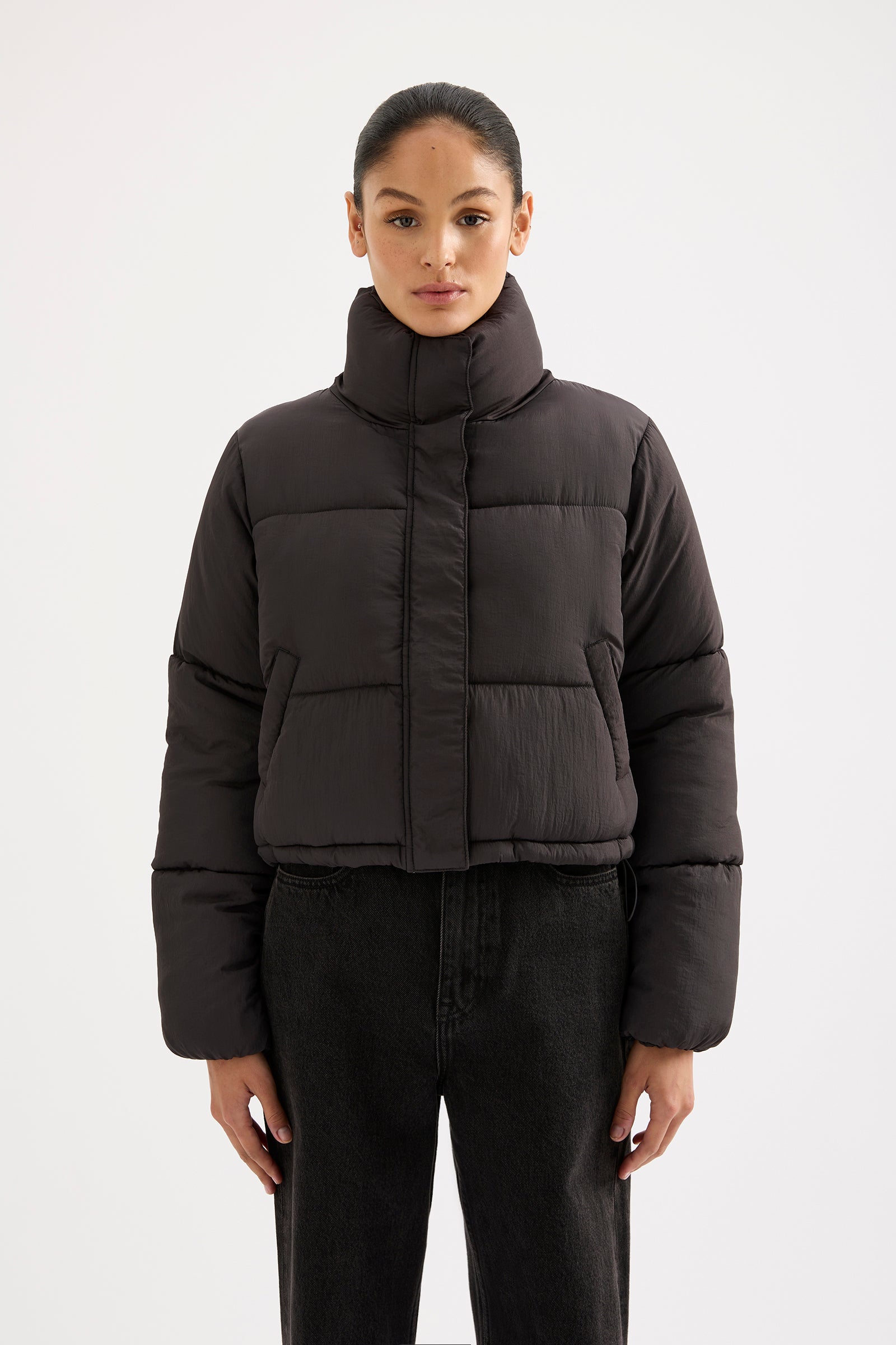Topher Puffer Jacket Coal 