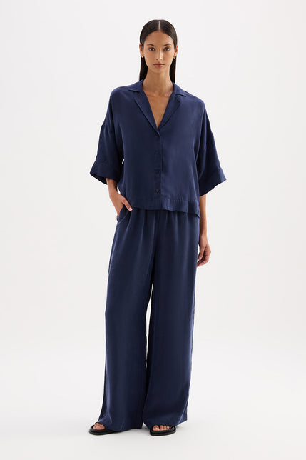Rika Cupro Pant Midnight 