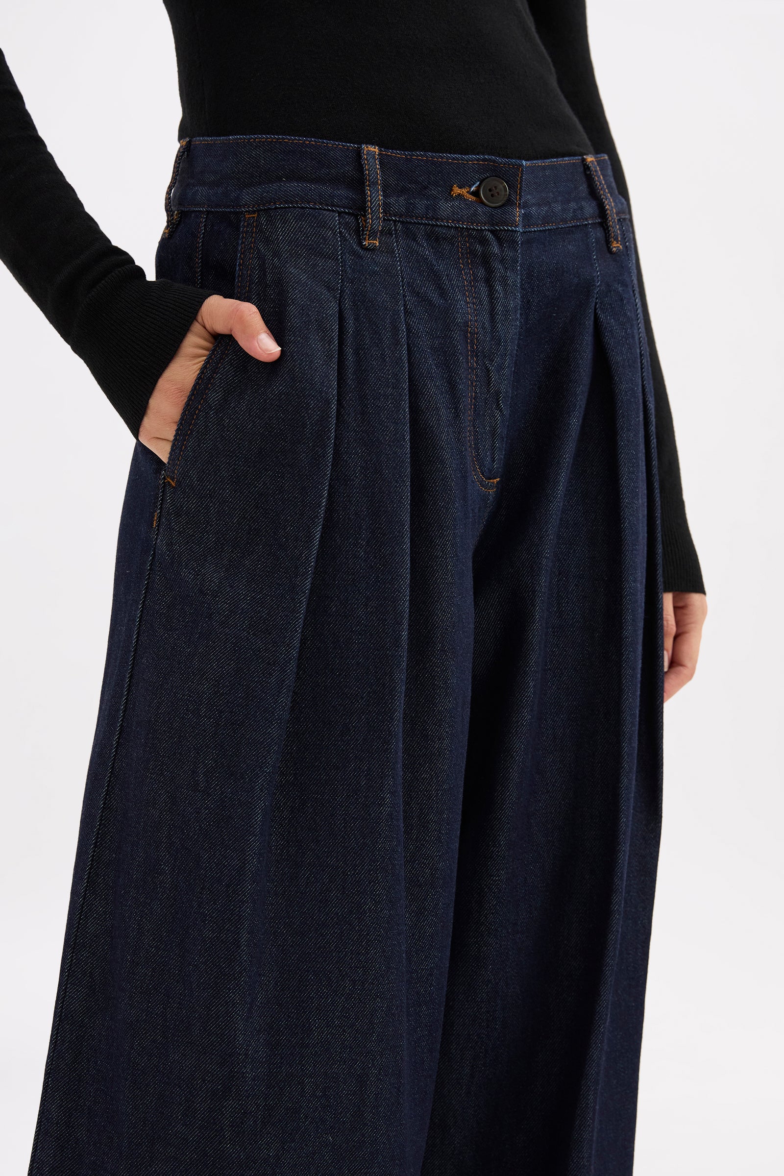 Vita Denim Pant Deep Blue 