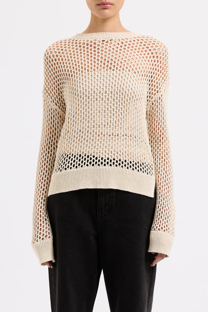 Garcia Crochet Knit Natural 