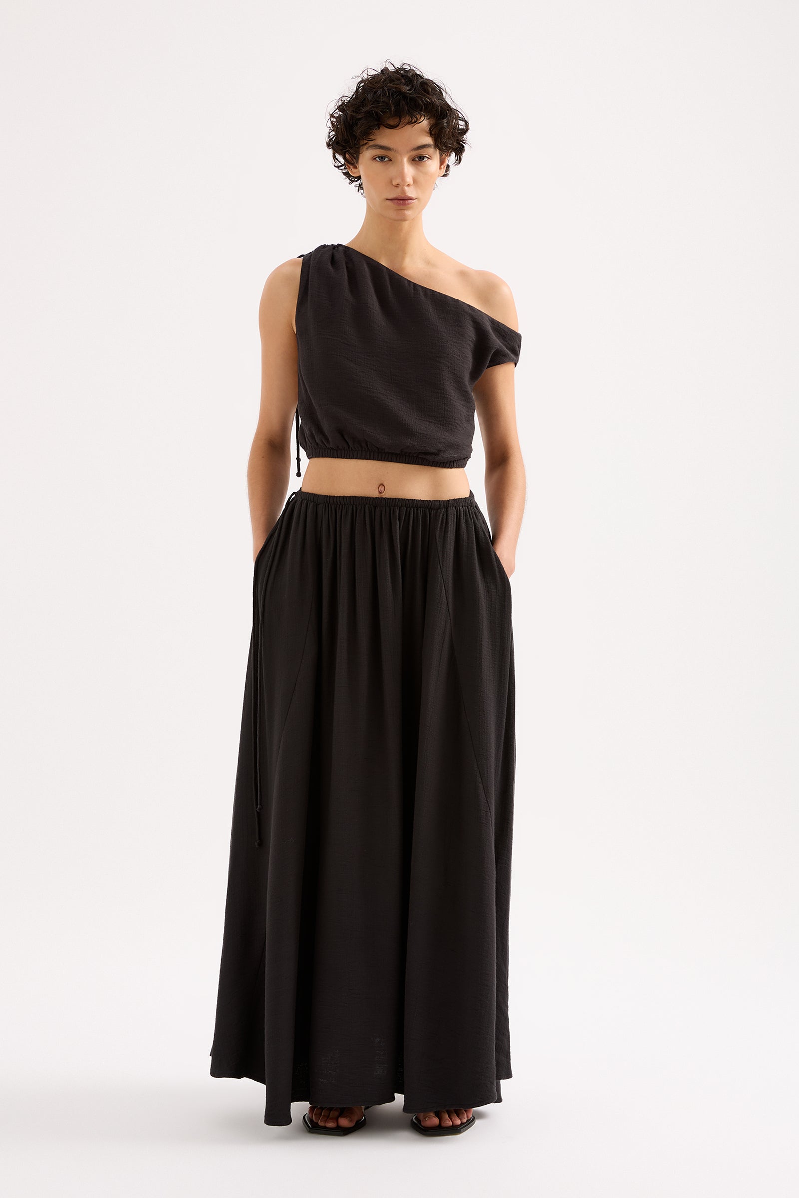 Ambrose Maxi Skirt Black 