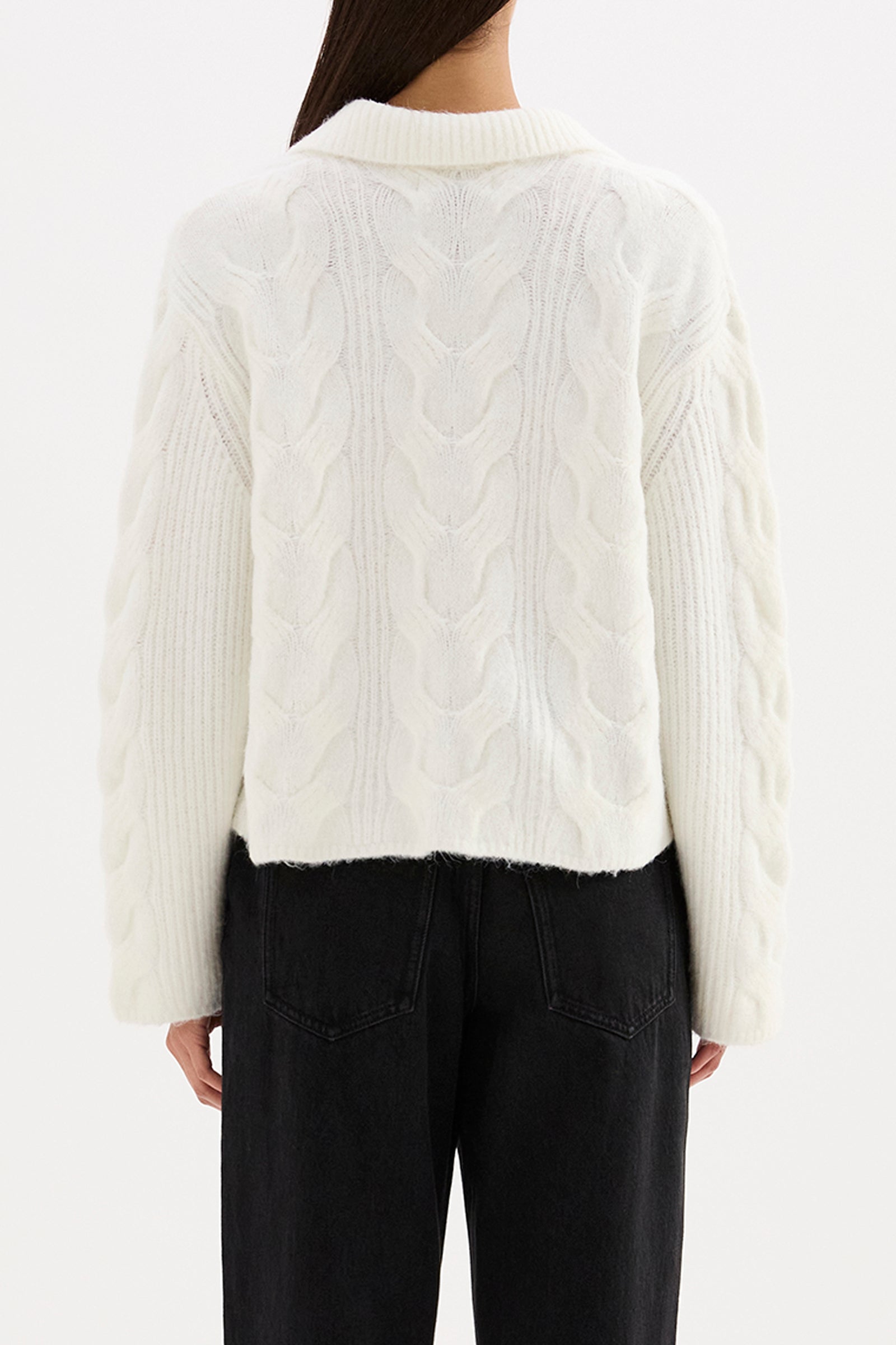 Anise Cable Knit Salt 