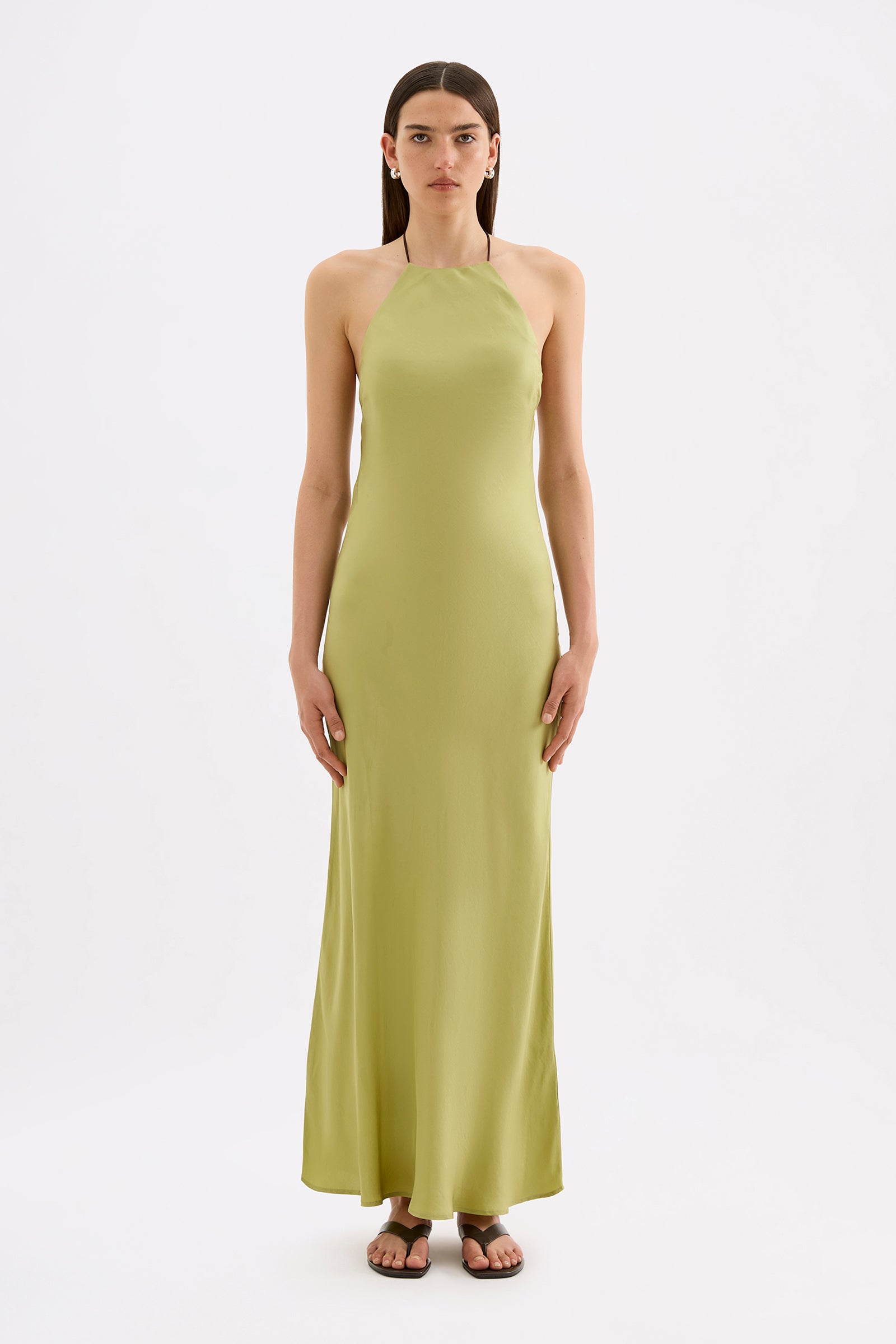 Tilly Tencel Maxi Dress Wasabi 