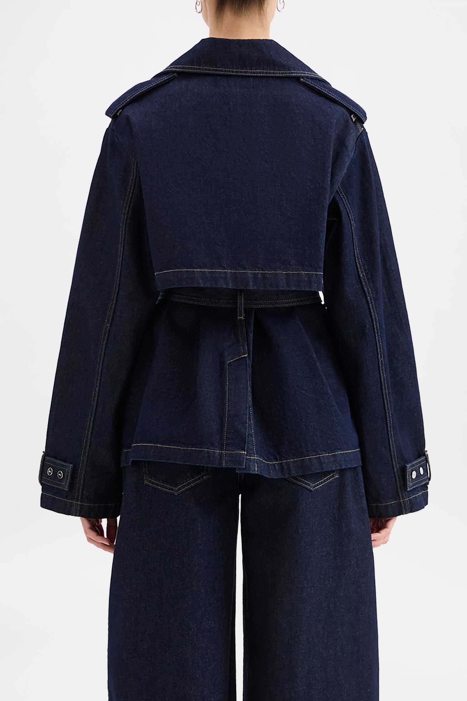 Inaya Denim Trench Midnight 