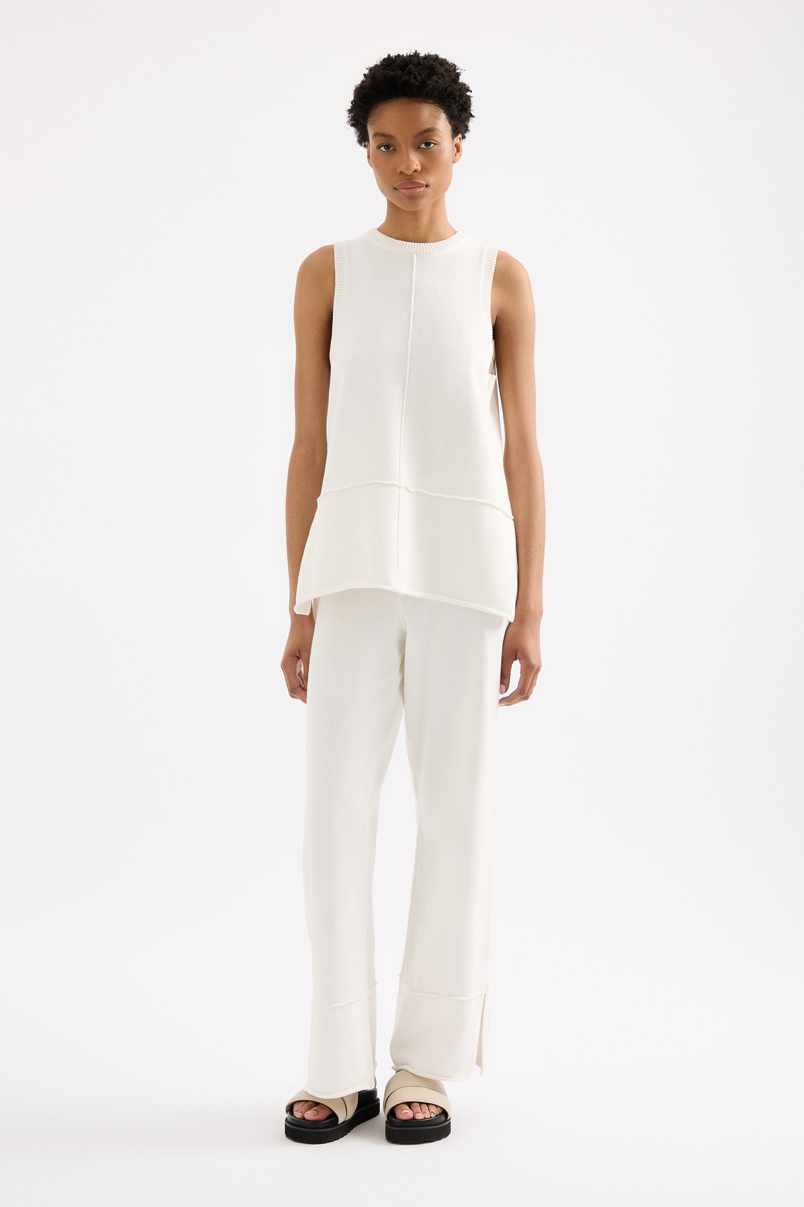 Ana Knit Pant Salt 