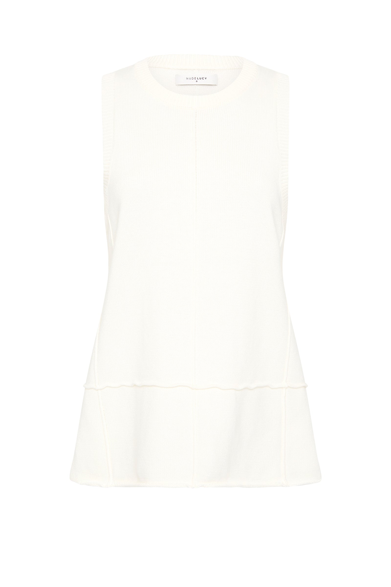 Ana Knit Tank Salt 