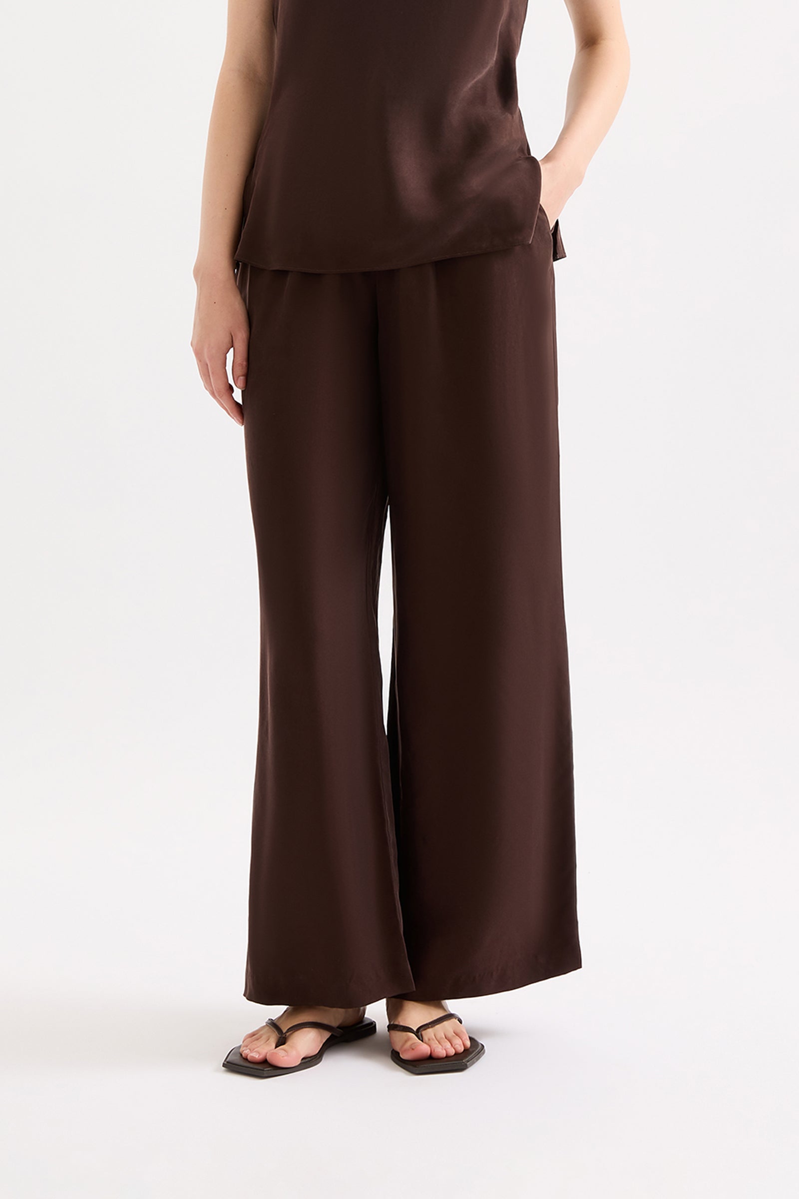 Raven Cupro Pant Raisin 